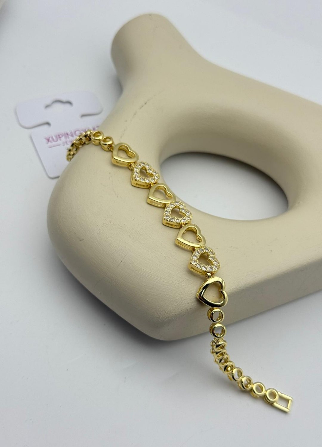 Xuping Ymz Gold Kalp Bileklik - 26ymzb06