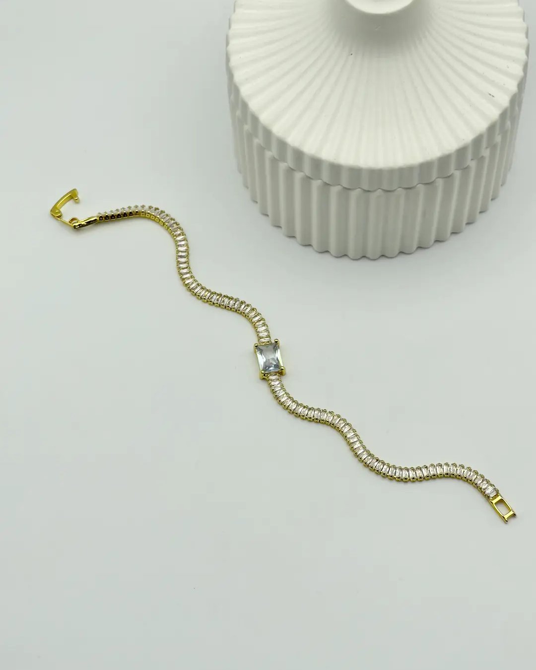 Xuping Ymz Gold Su Yolu Baget Bileklik 25-ymzb121