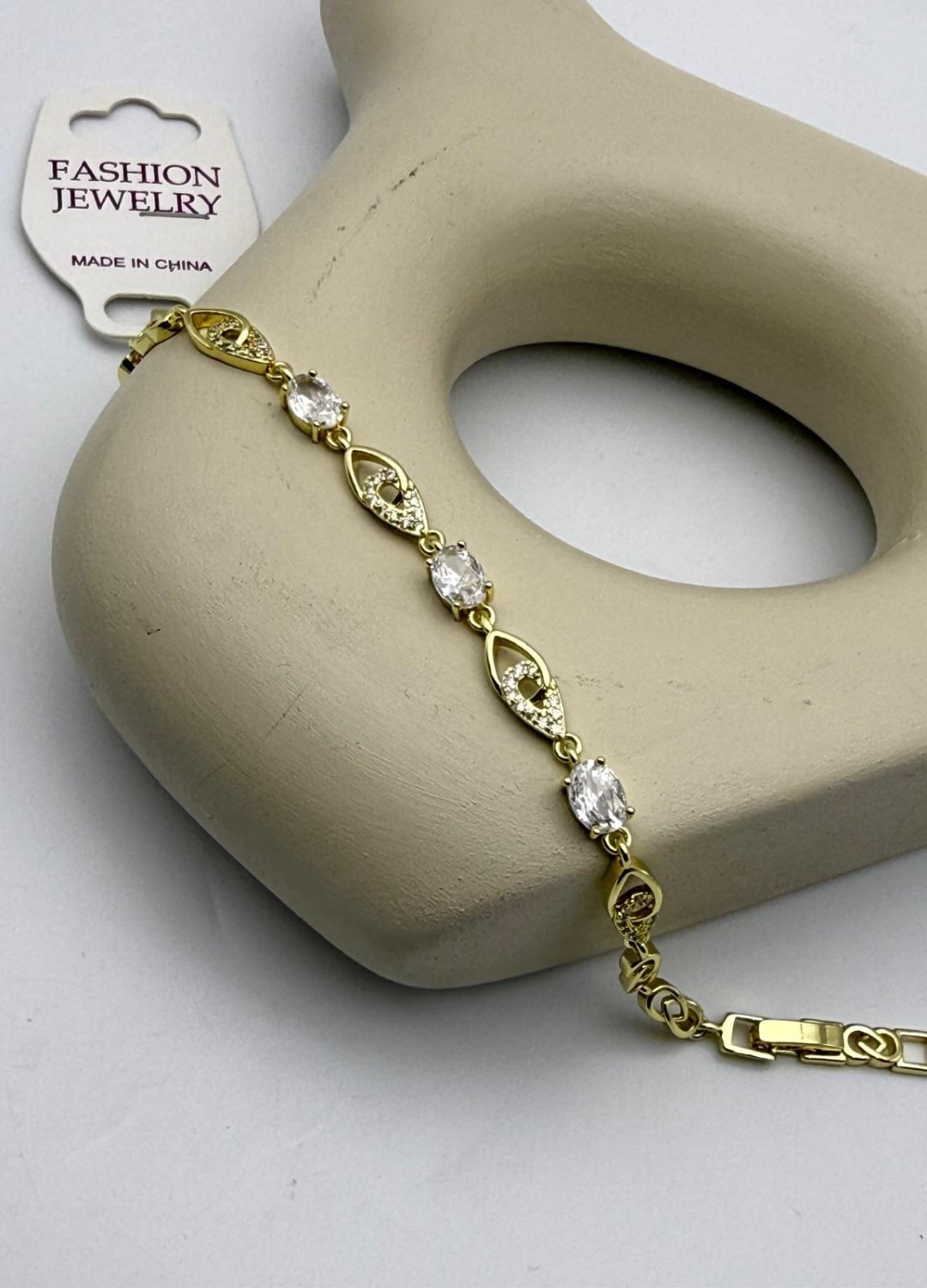 Xuping Ymz Gold Taşlı Oval Taş Tasarım Bileklik - 26ymzb11