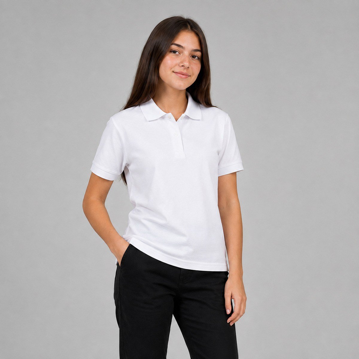 LİSE KISA KOL OKUL LAKOS TSHİRT 2XL-3XL-4XL. Beyaz