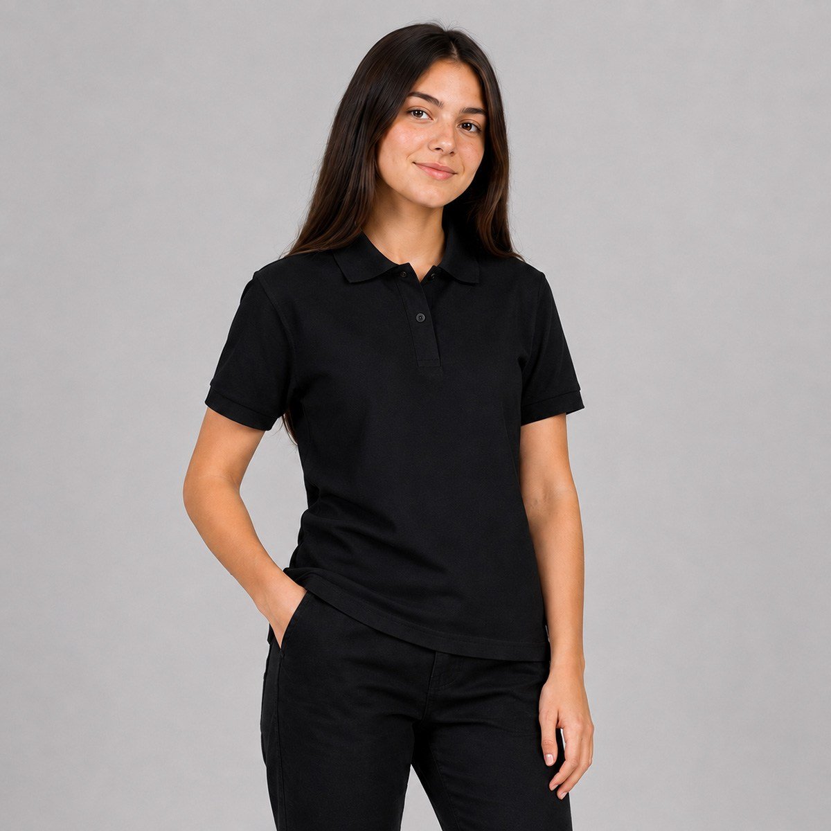 LİSE KISA KOL OKUL LAKOS TSHİRT 2XL-3XL-4XL. Siyah