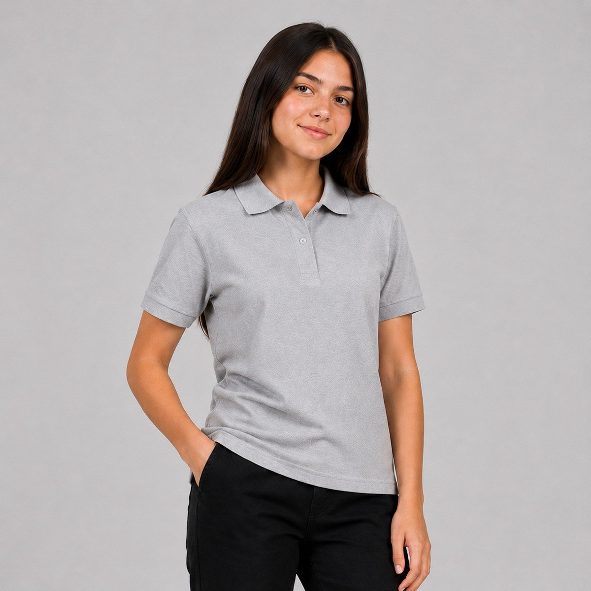 LİSE KISA KOL OKUL LAKOS TSHİRT S-M-L-XL Gri