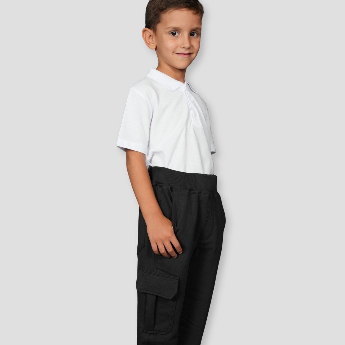 PENYE BELİ LASTİKLİ OKUL PANTOLONU 11-16 YAŞ Antrasit