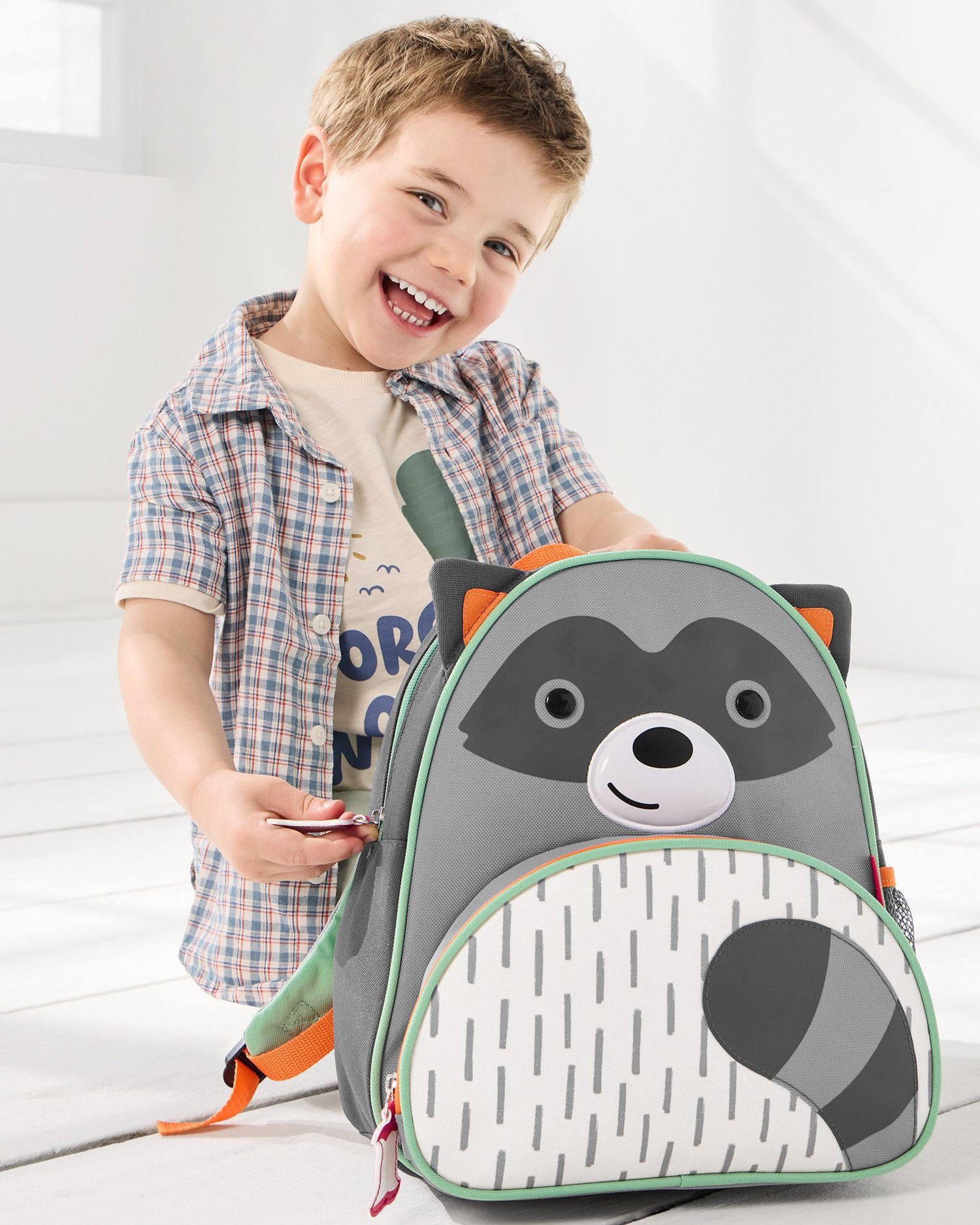 SKIPHOP Zoo Küçük Çocuk Sırt Çantası Rakun Mix