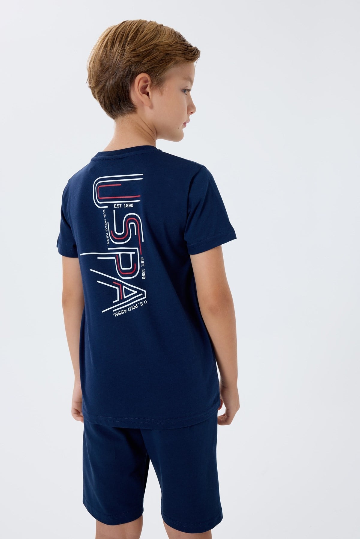 U.S. POLO ASSN Şort Takım 4-8 Yaş Lacivert