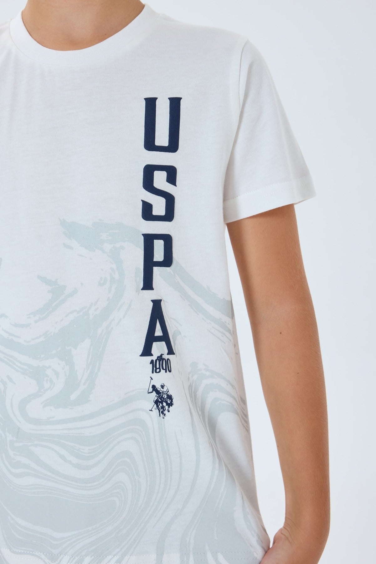U.S. POLO ASSN Şort Takım 9-14 Yaş Beyaz