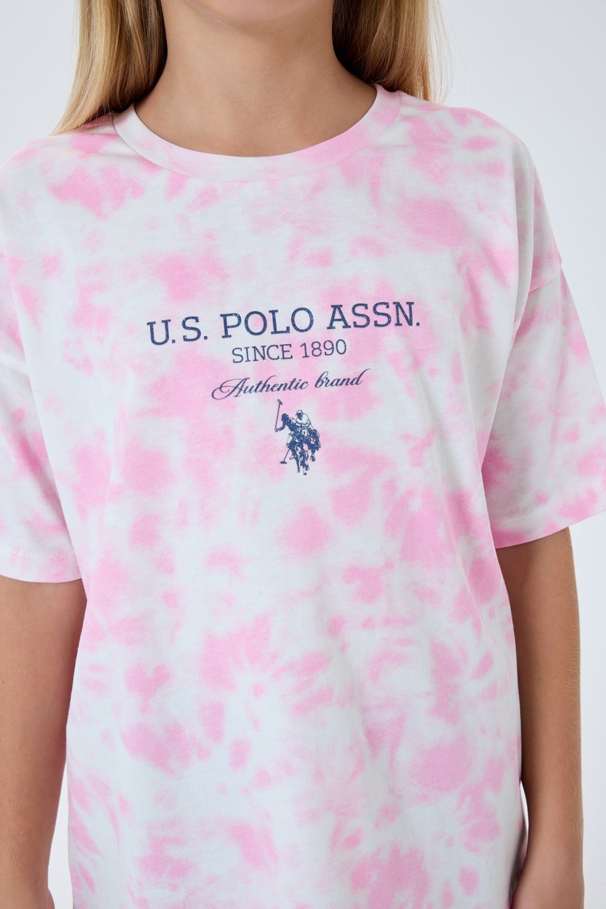 U.S. POLO ASSN Şort Takım 4-8 Yaş Pembe