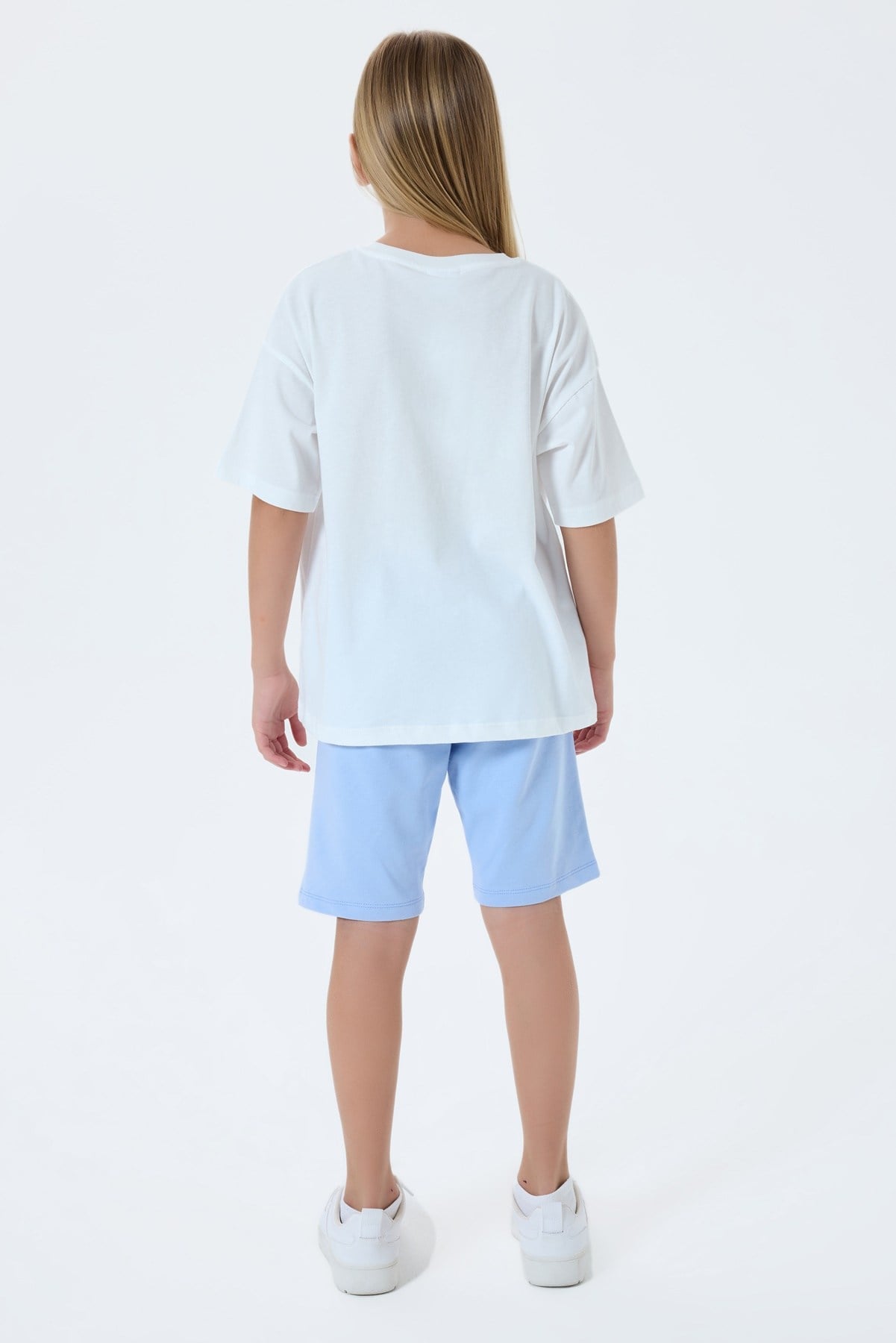 U.S. POLO ASSN Şort Takım 9-14 Yaş Beyaz