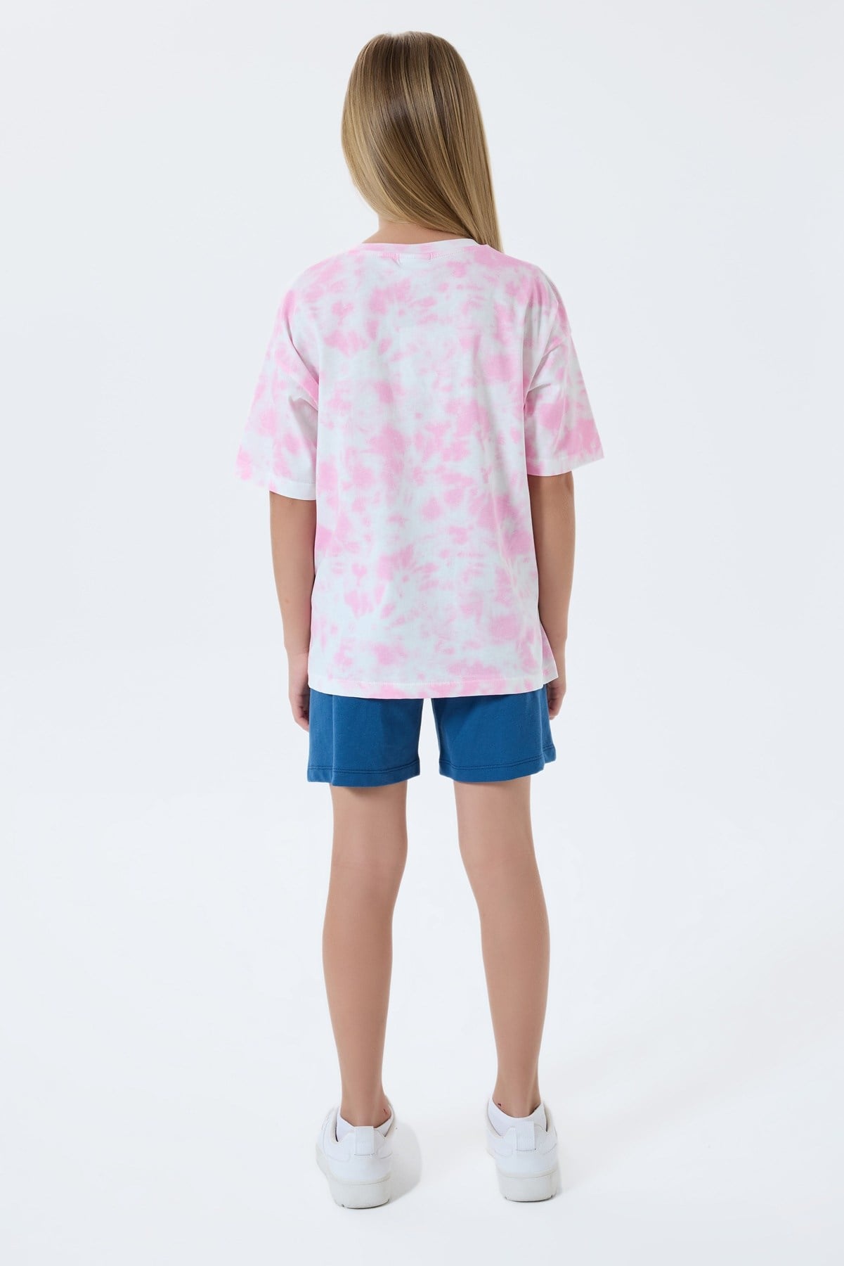 U.S. POLO ASSN Şort Takım 4-8 Yaş Pembe
