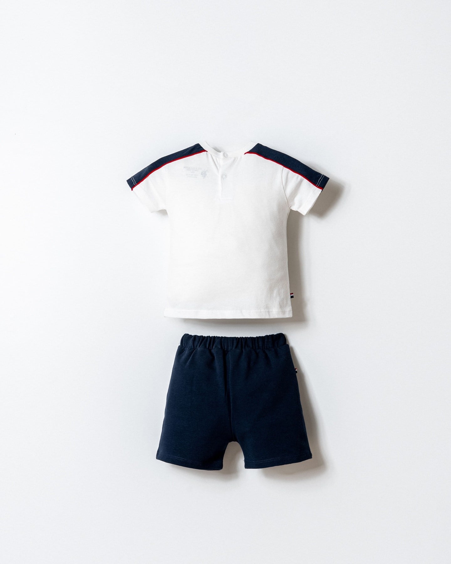 U.S. POLO ASSN Şort Takım 6 Ay-3 Yaş Beyaz