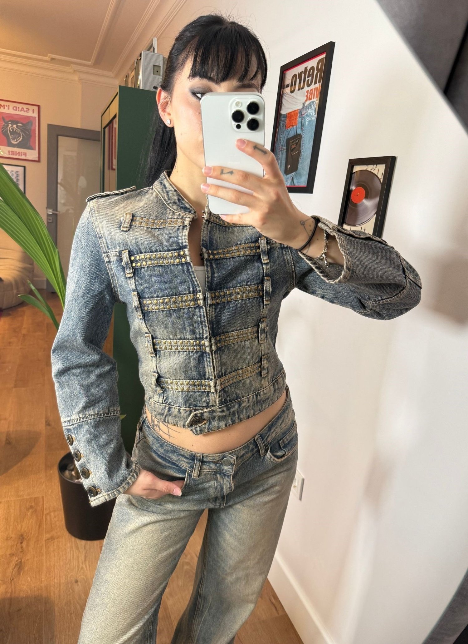 Alessia Napolyon Ceket Mavi