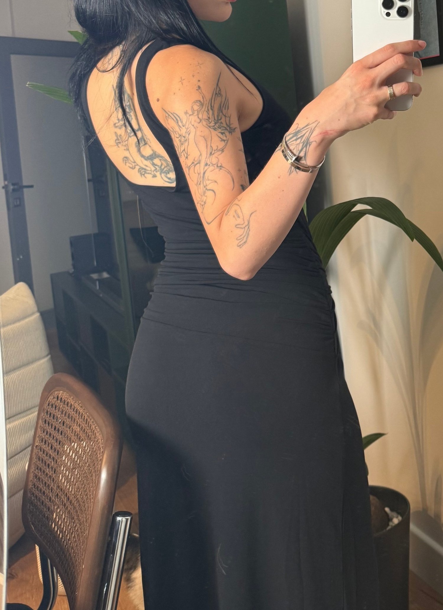 Alisa Elbise Siyah