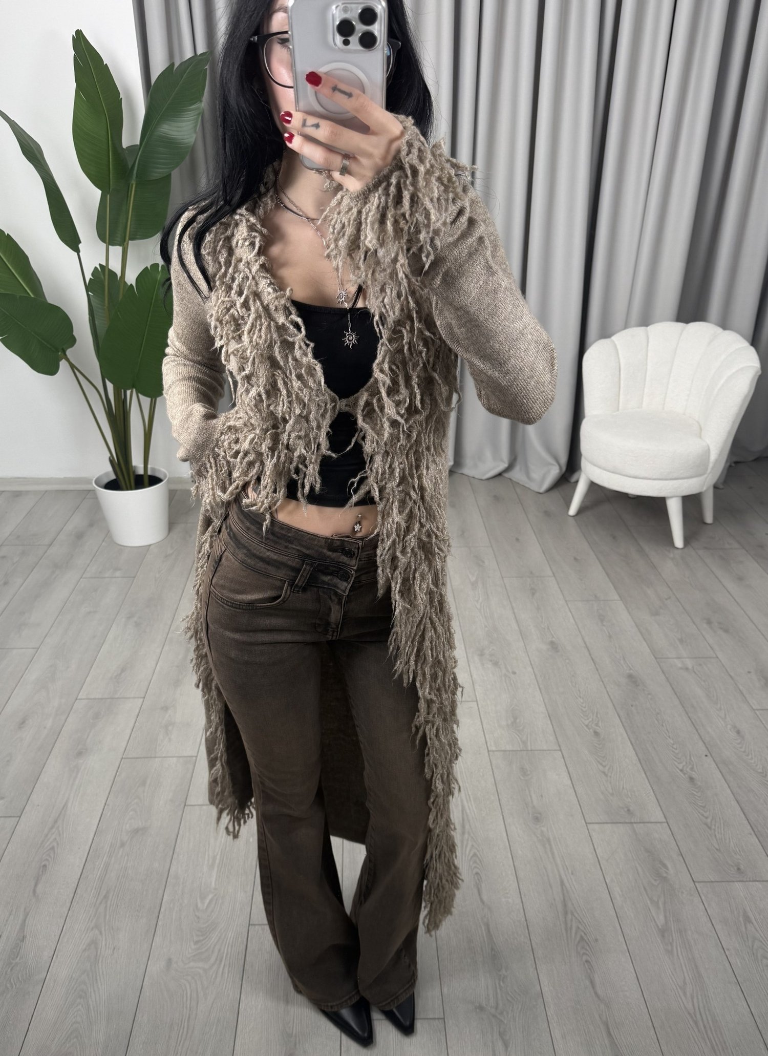 Amelya Hırka Vizon