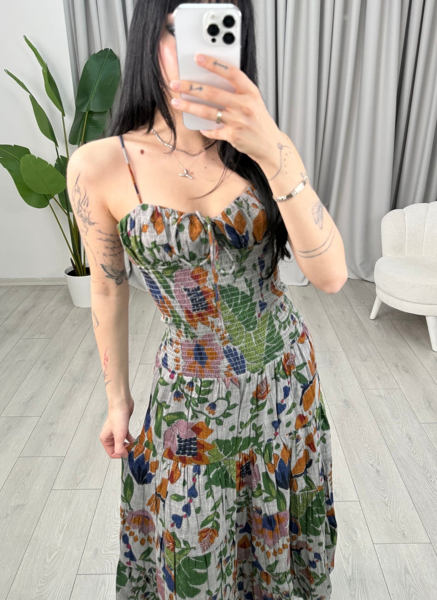 Aurora Elbise Yeşil
