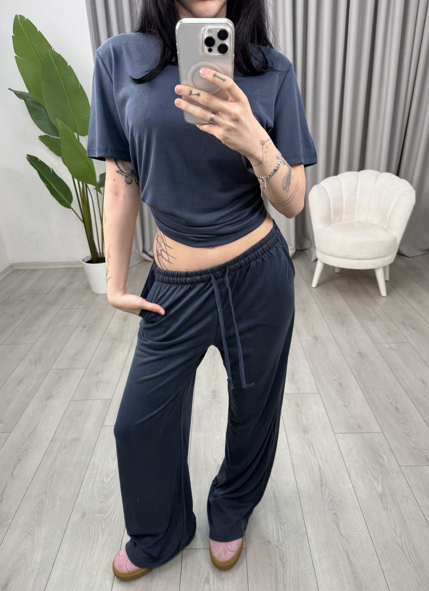 Ayla Takım Lacivert