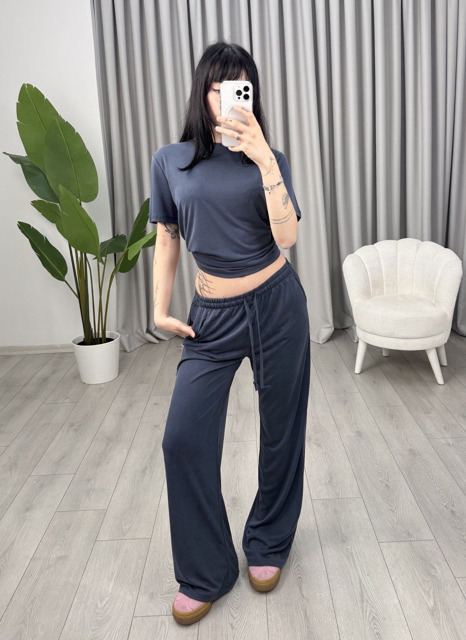 Ayla Takım Lacivert