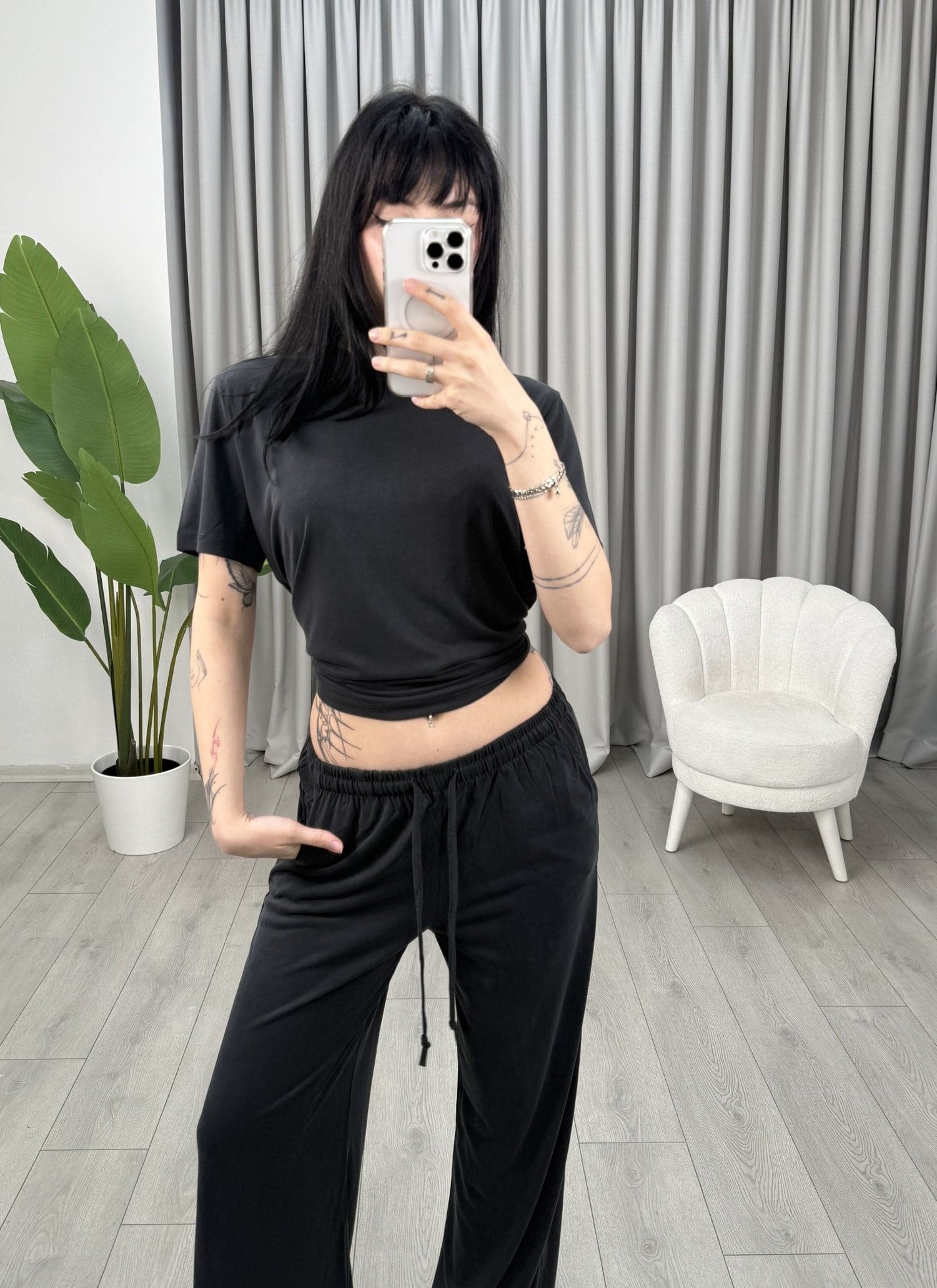 Ayla Takım Siyah