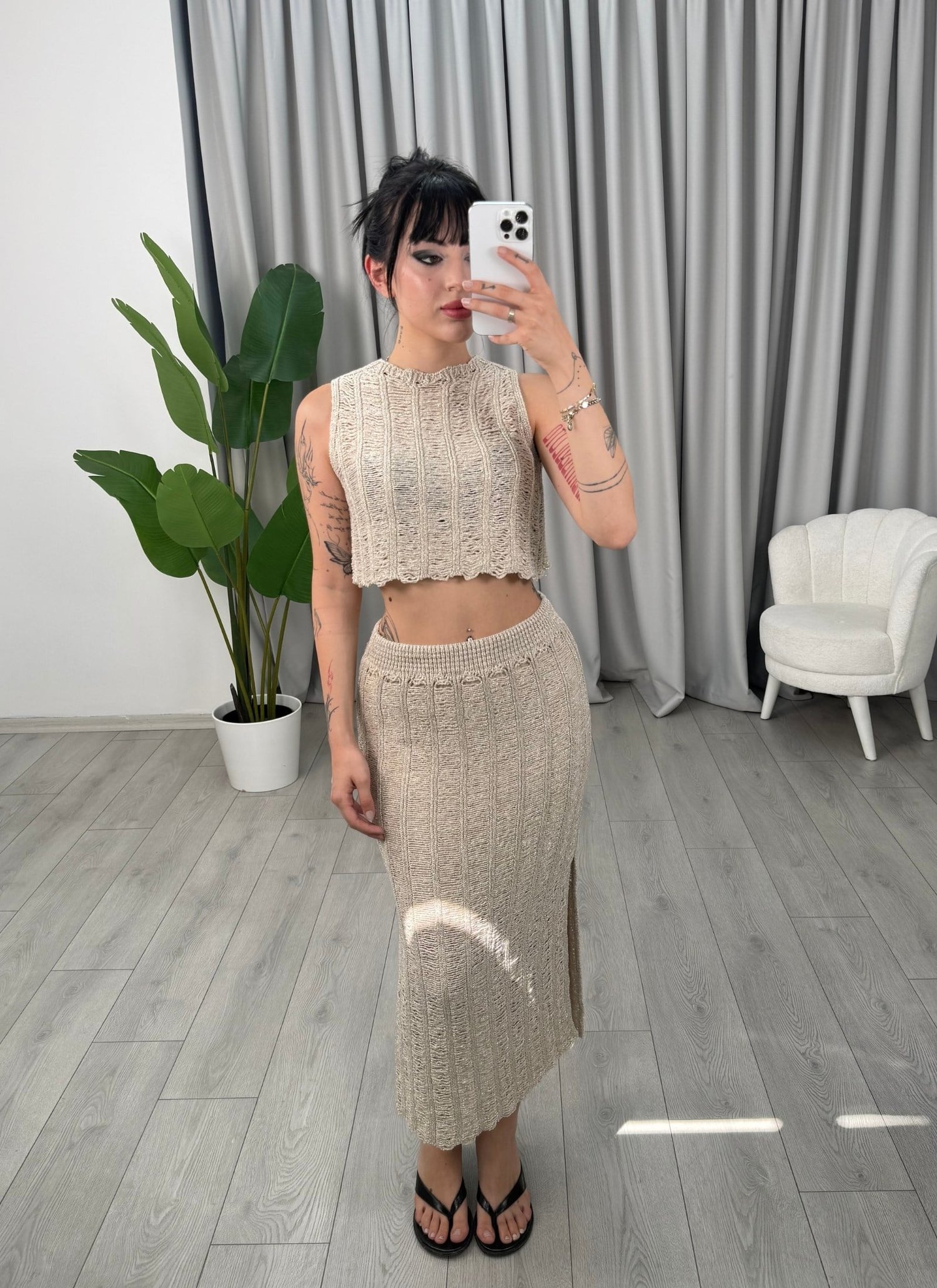 Aylin Takım Bej