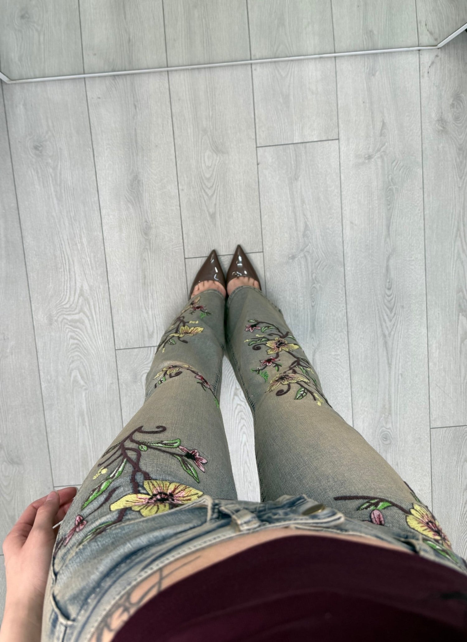Bloom Nakışlı Pantolon