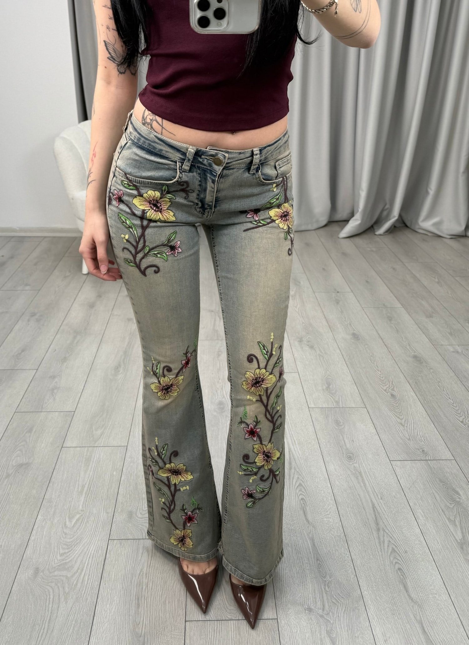 Bloom Nakışlı Pantolon