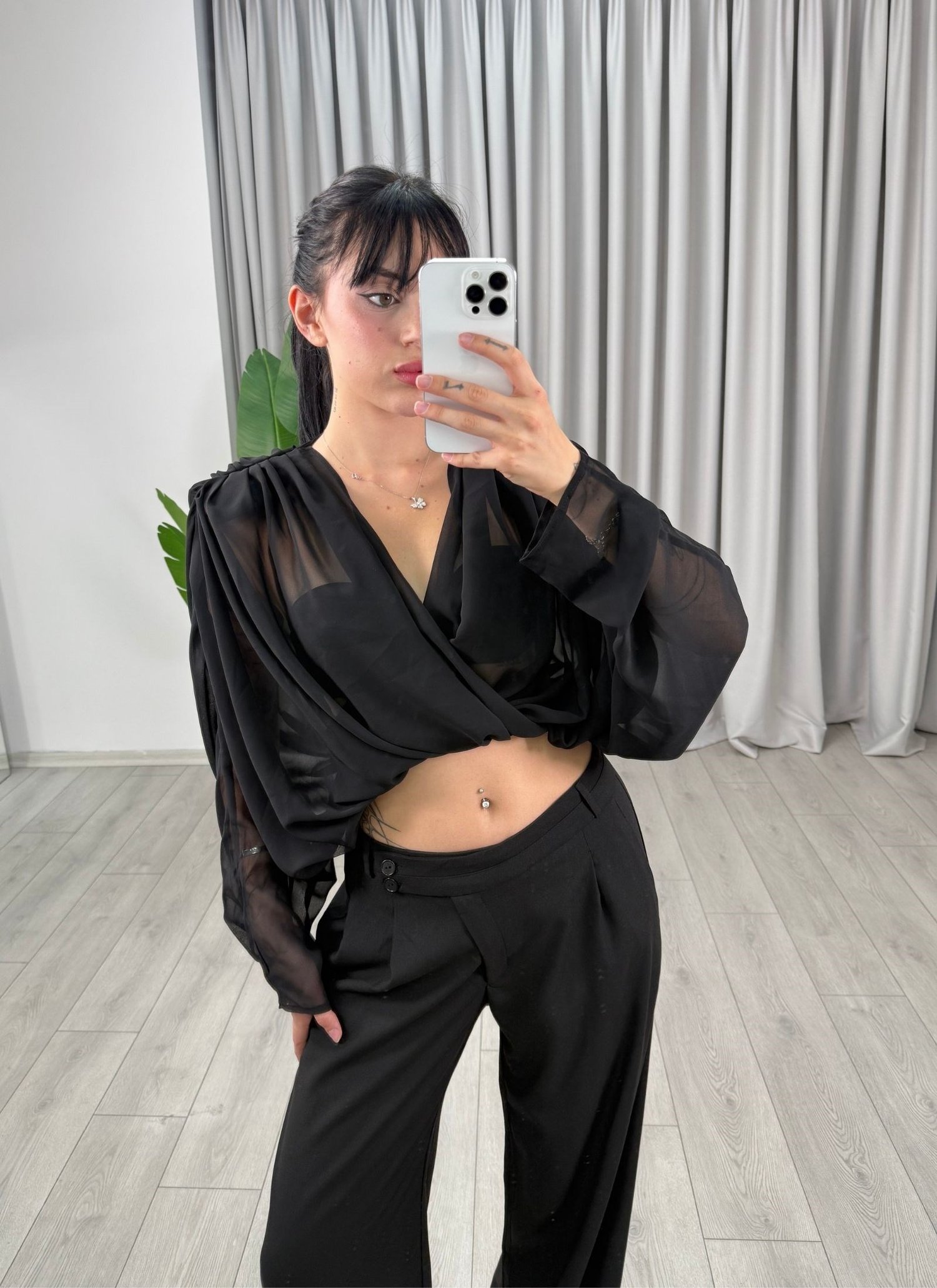 Darlin Bluz Siyah