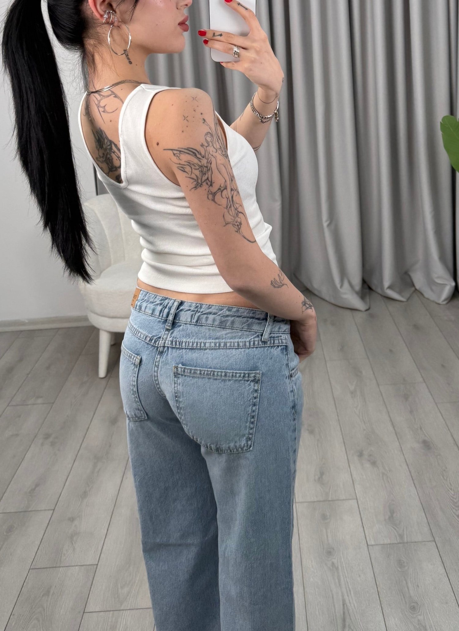 Denise Basic Bluz Beyaz