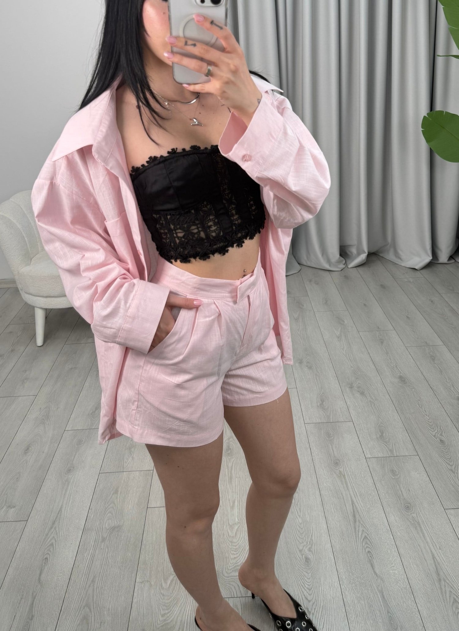 Janice Şort Pembe