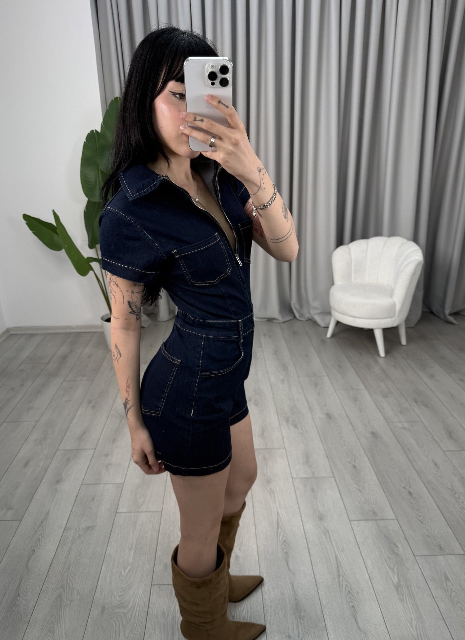 Katarina Denim Tulum