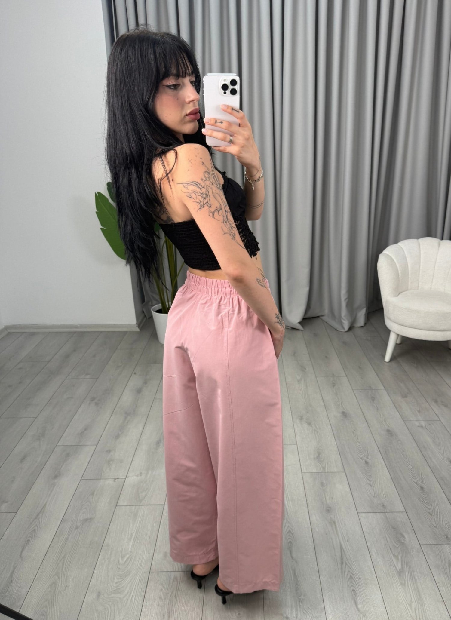 Kos Pantolon Pembe