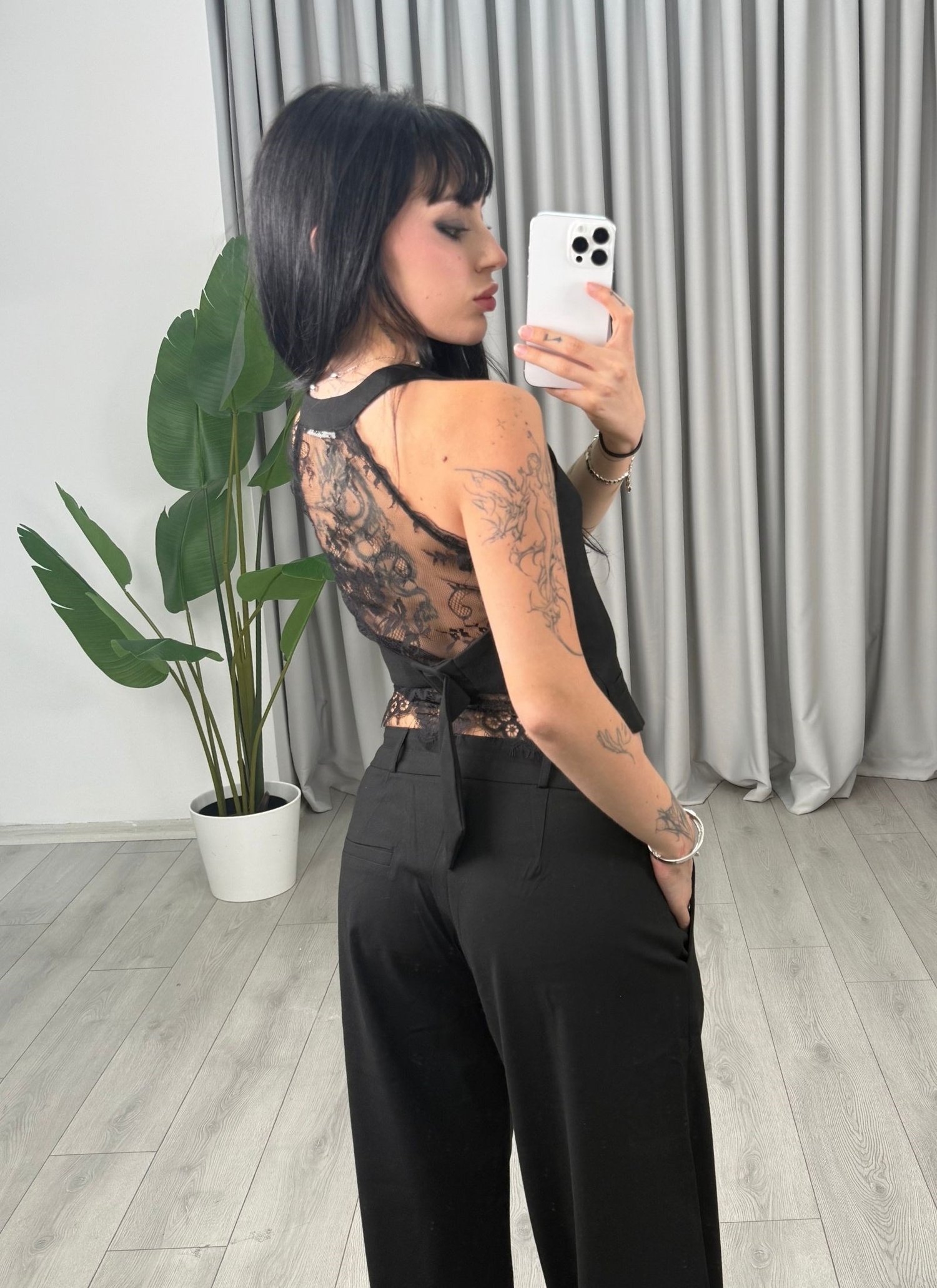 Leni Yelek Siyah