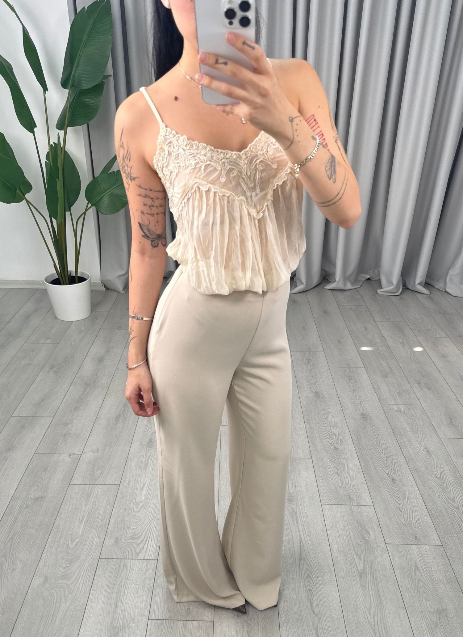 Lia Pantolon Bej