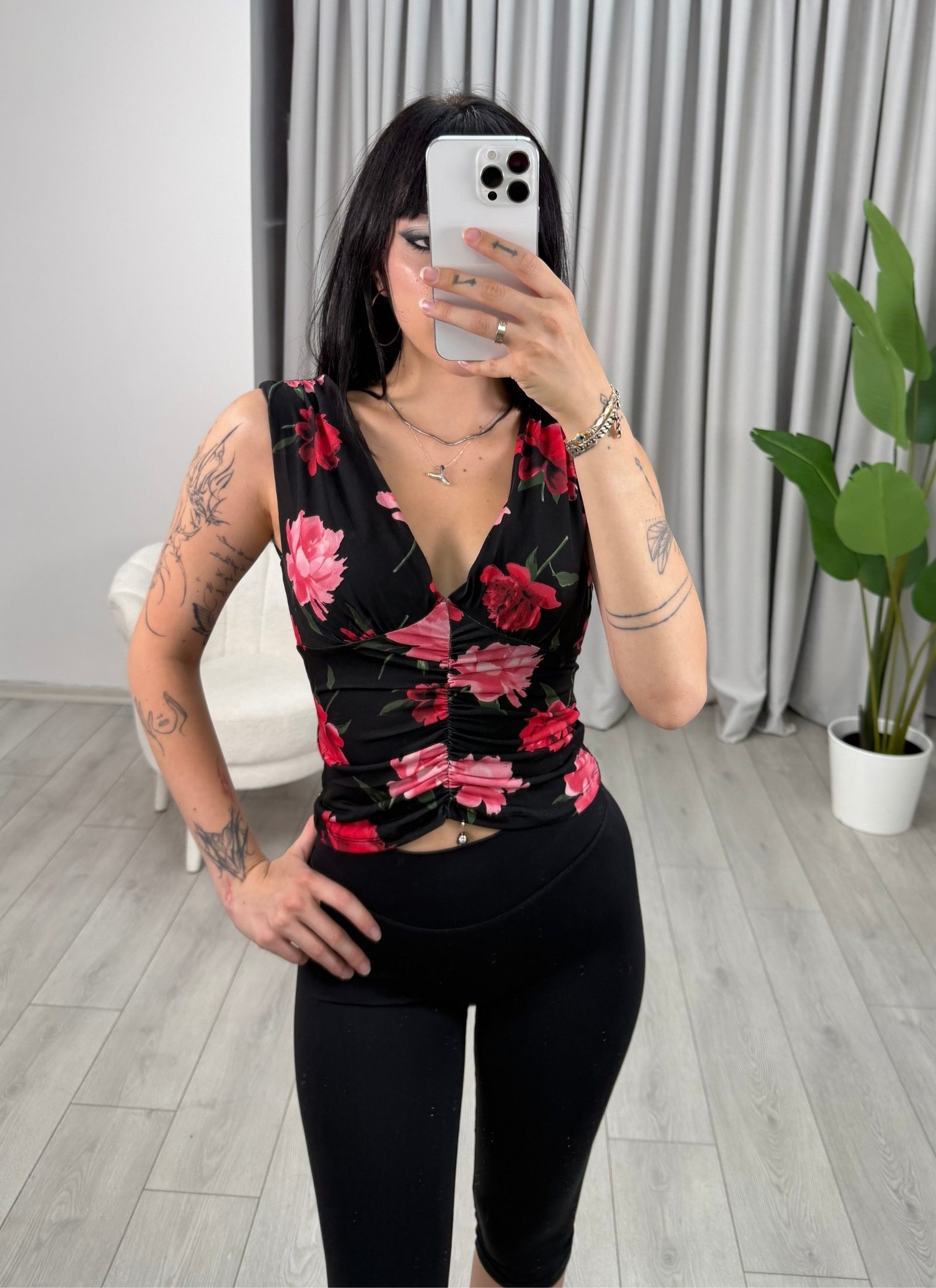 Lilyum Bluz Siyah