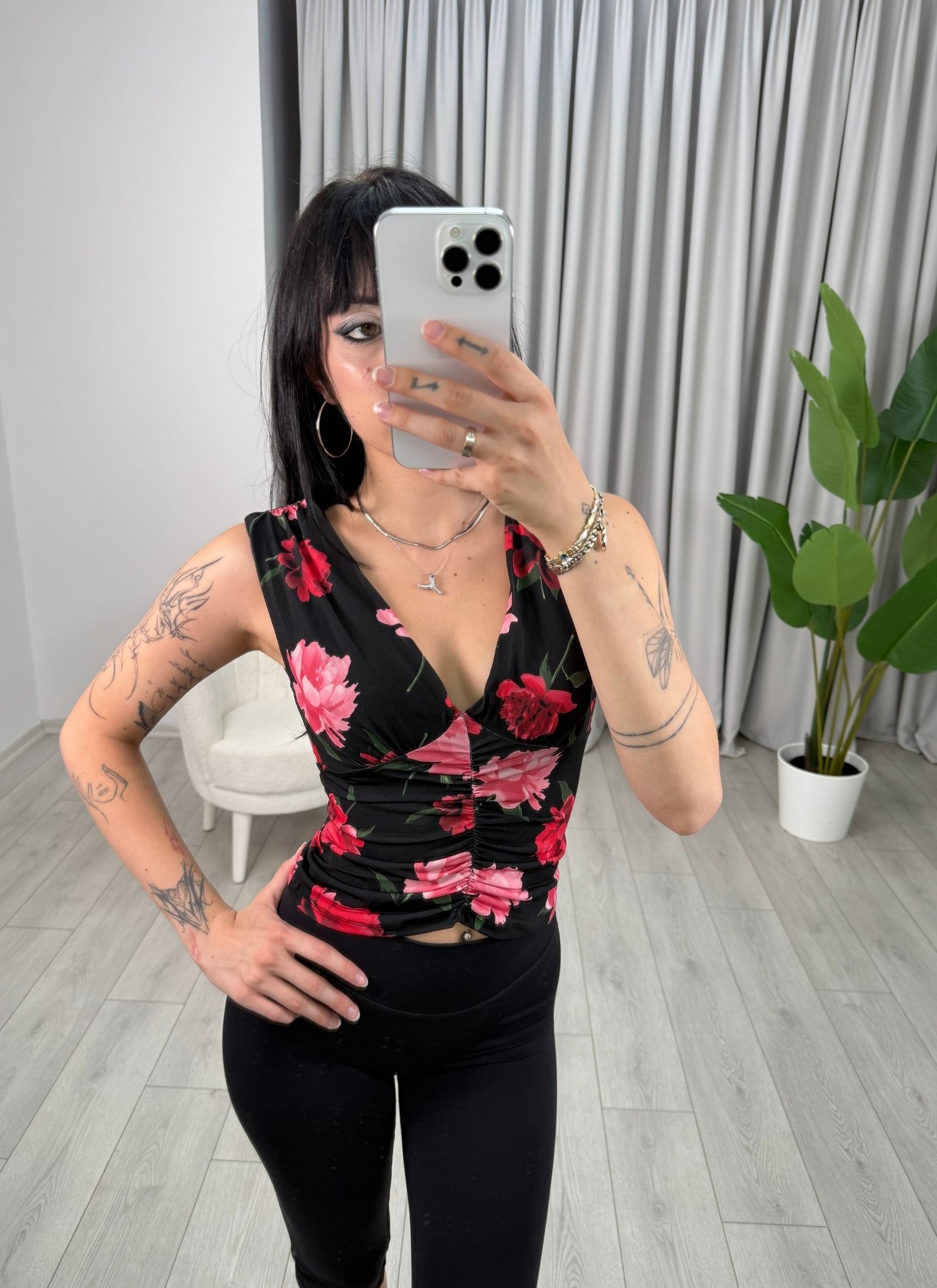 Lilyum Bluz Siyah
