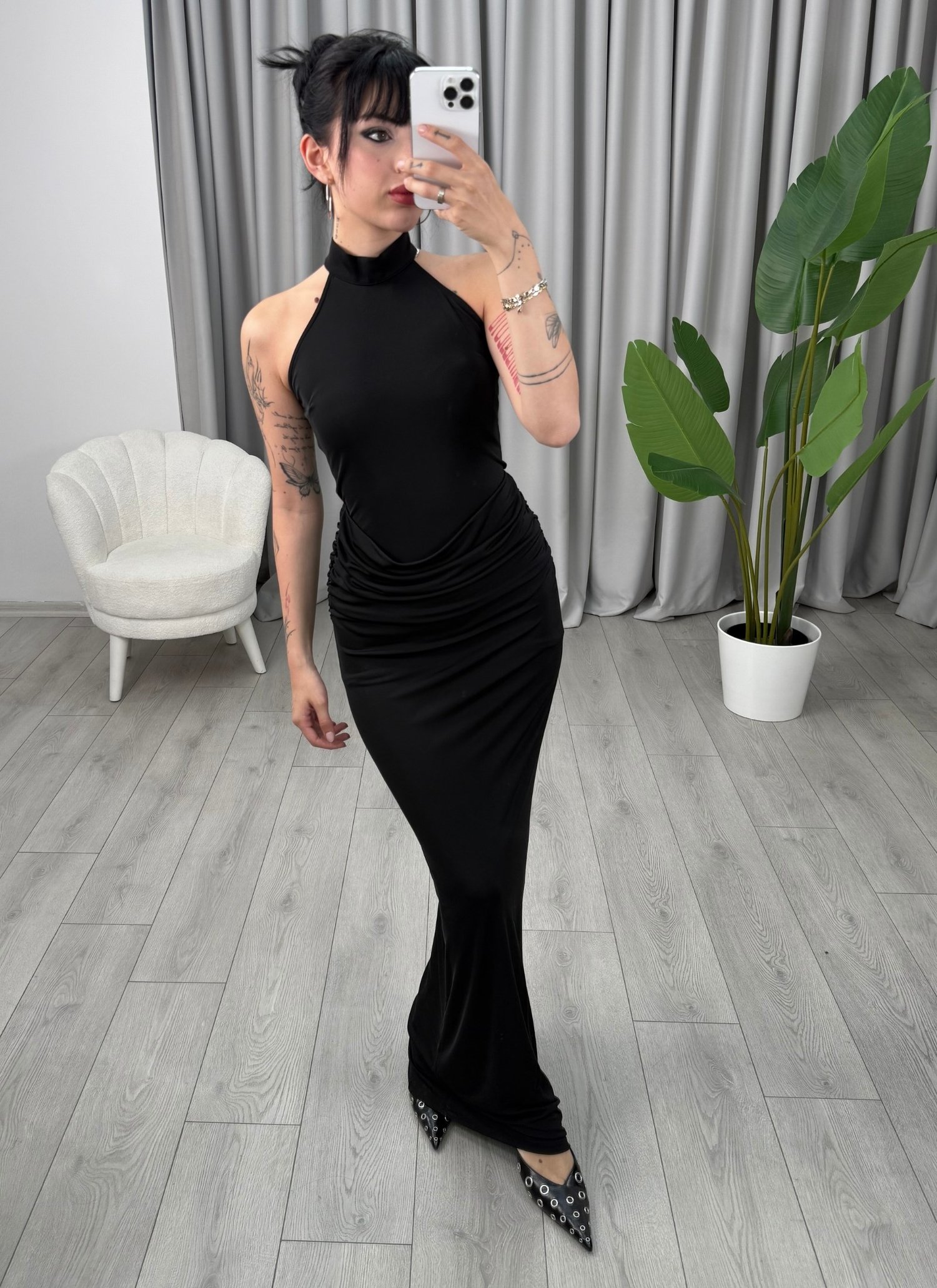 Lina Elbise Siyah