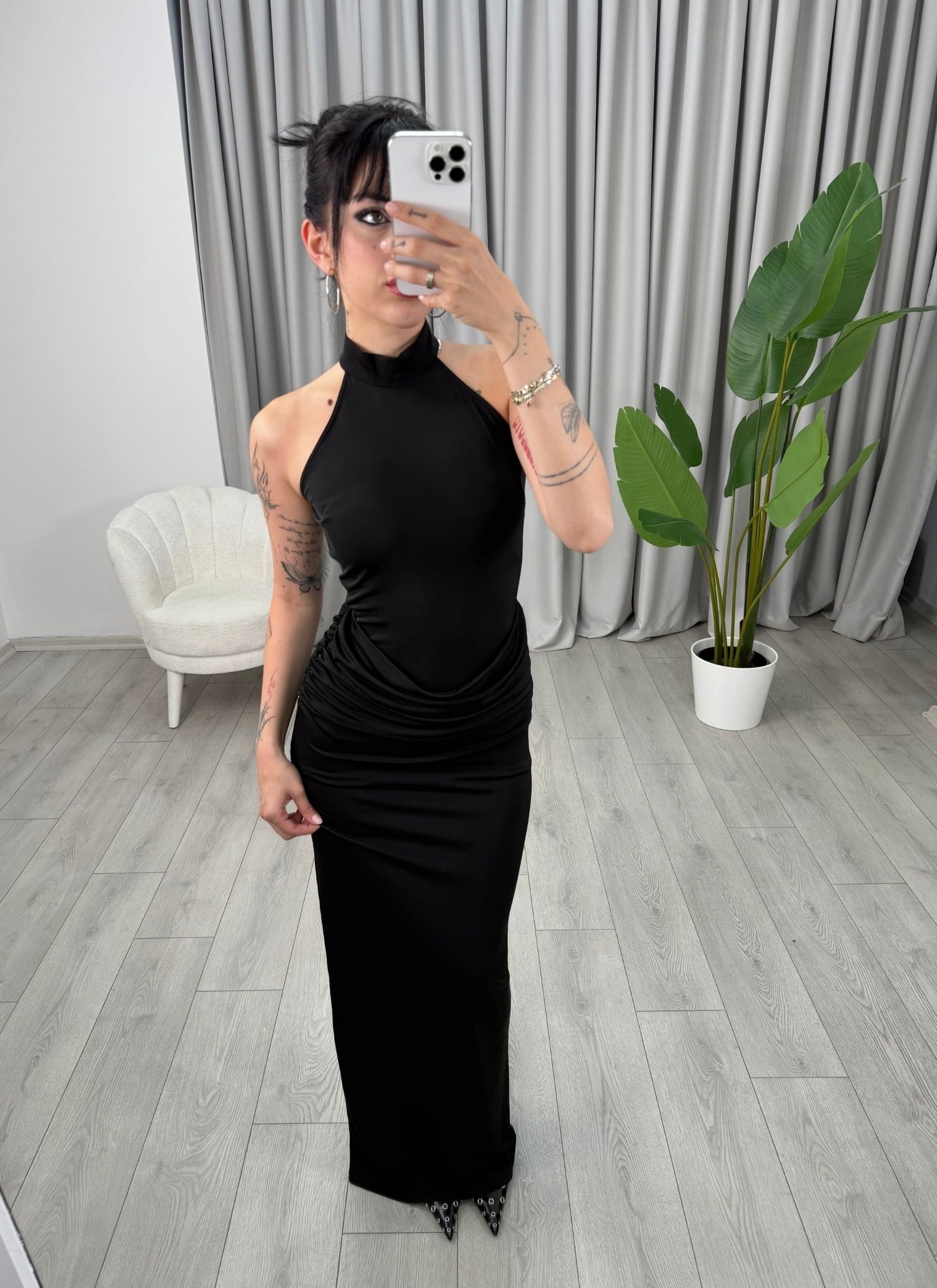 Lina Elbise Siyah
