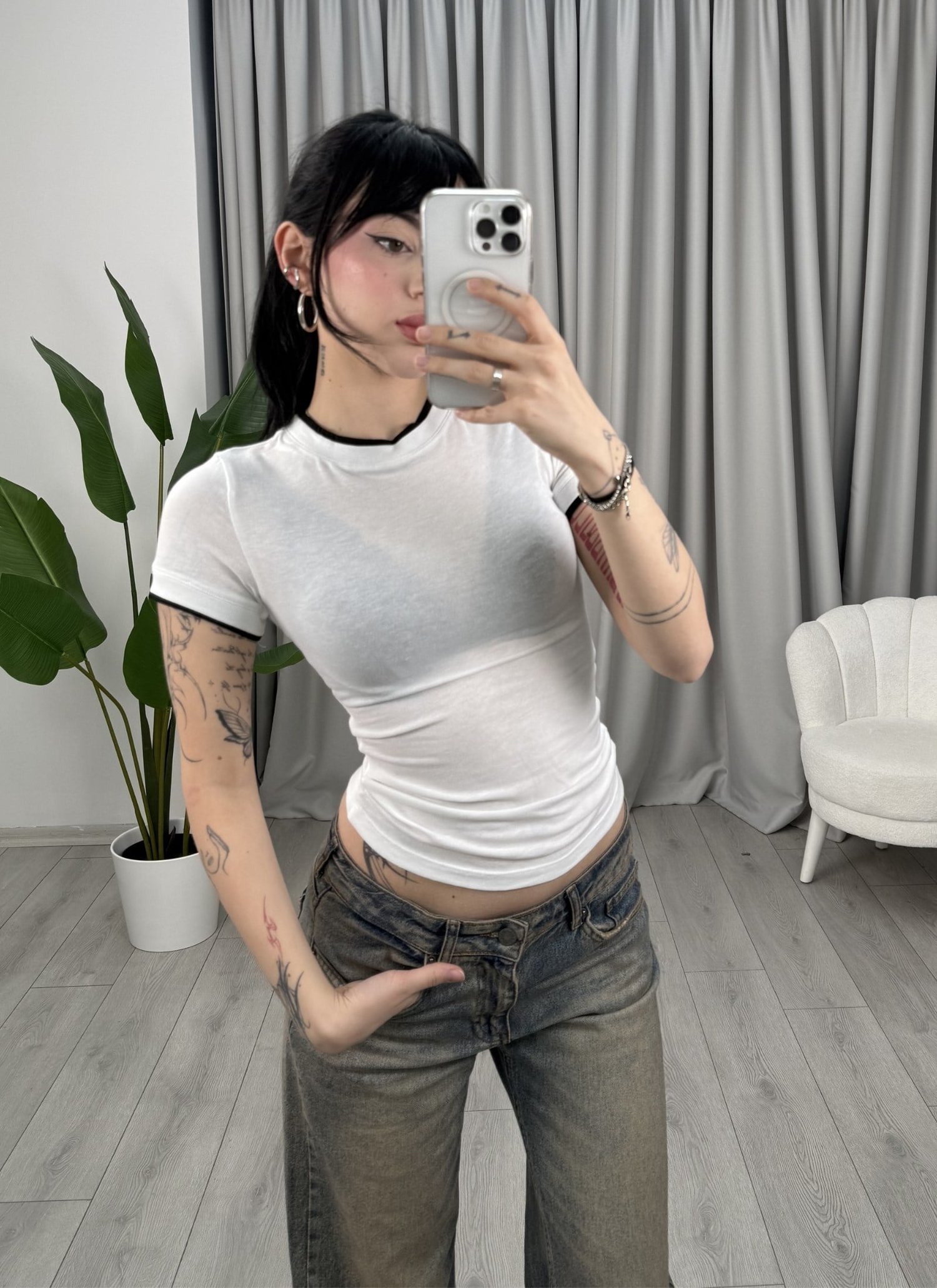 Liyana Bluz Beyaz