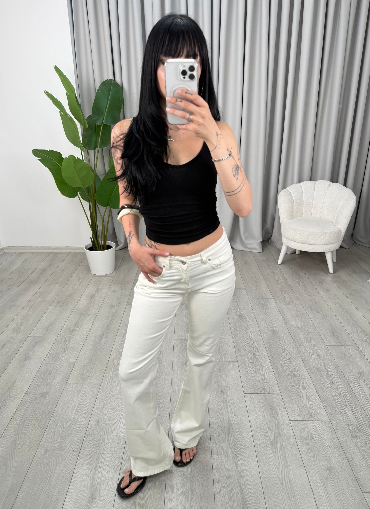 Lola Pantolon Beyaz