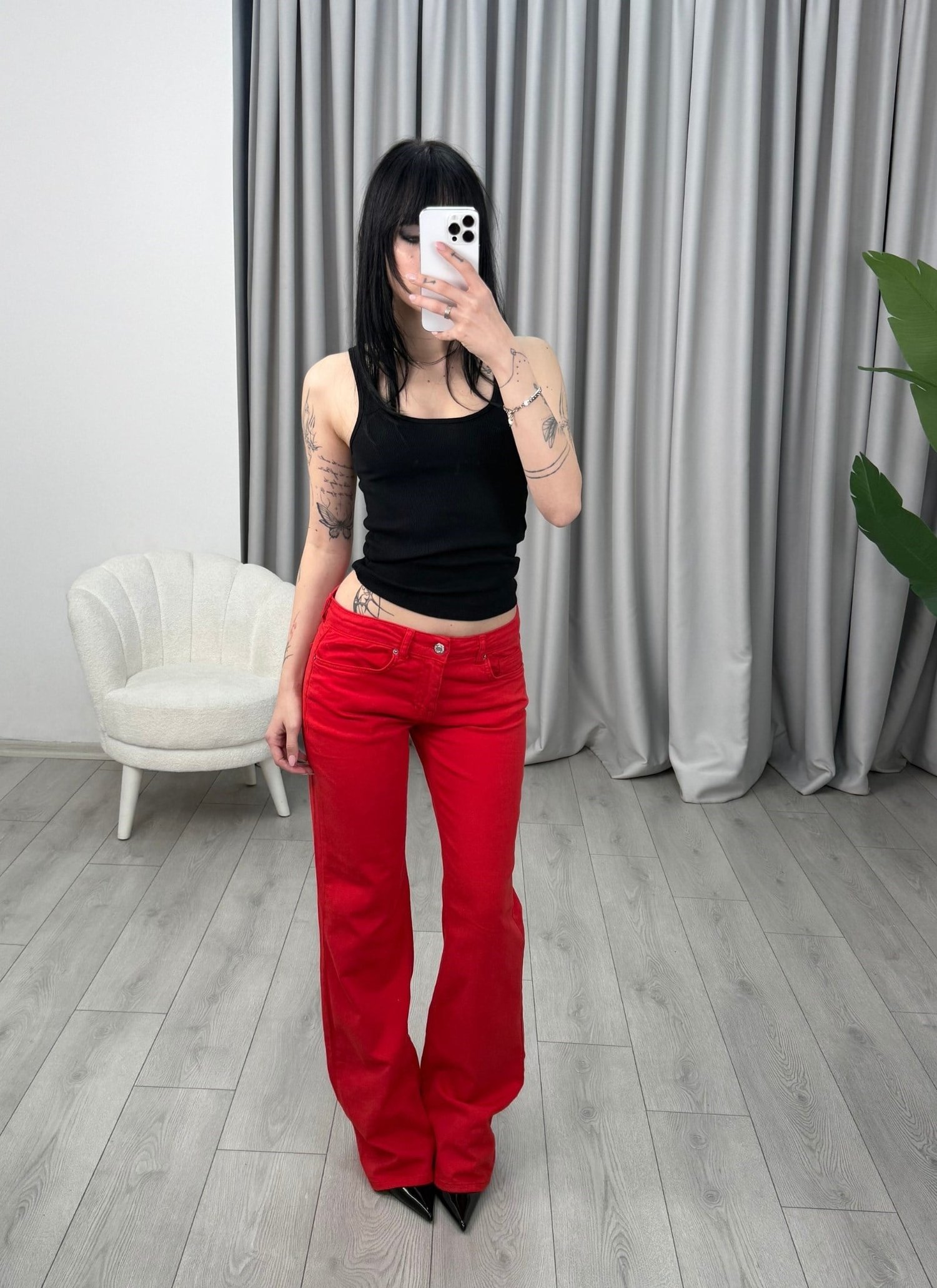 Lola Pantolon Kırmızı