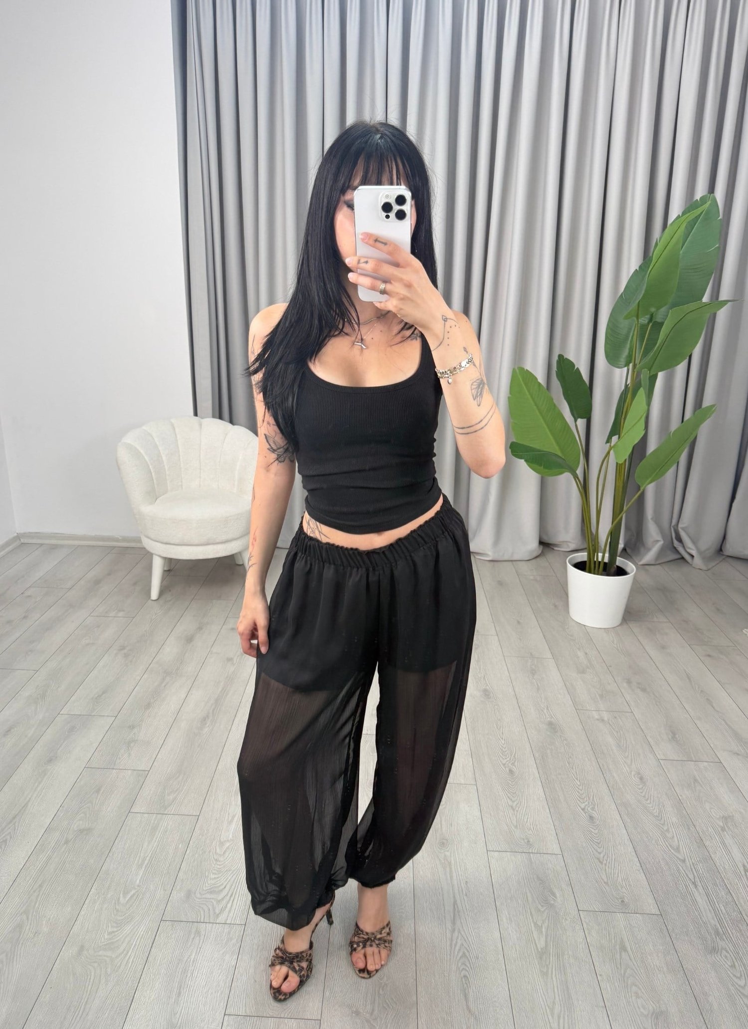 Marielle Şalvar Siyah