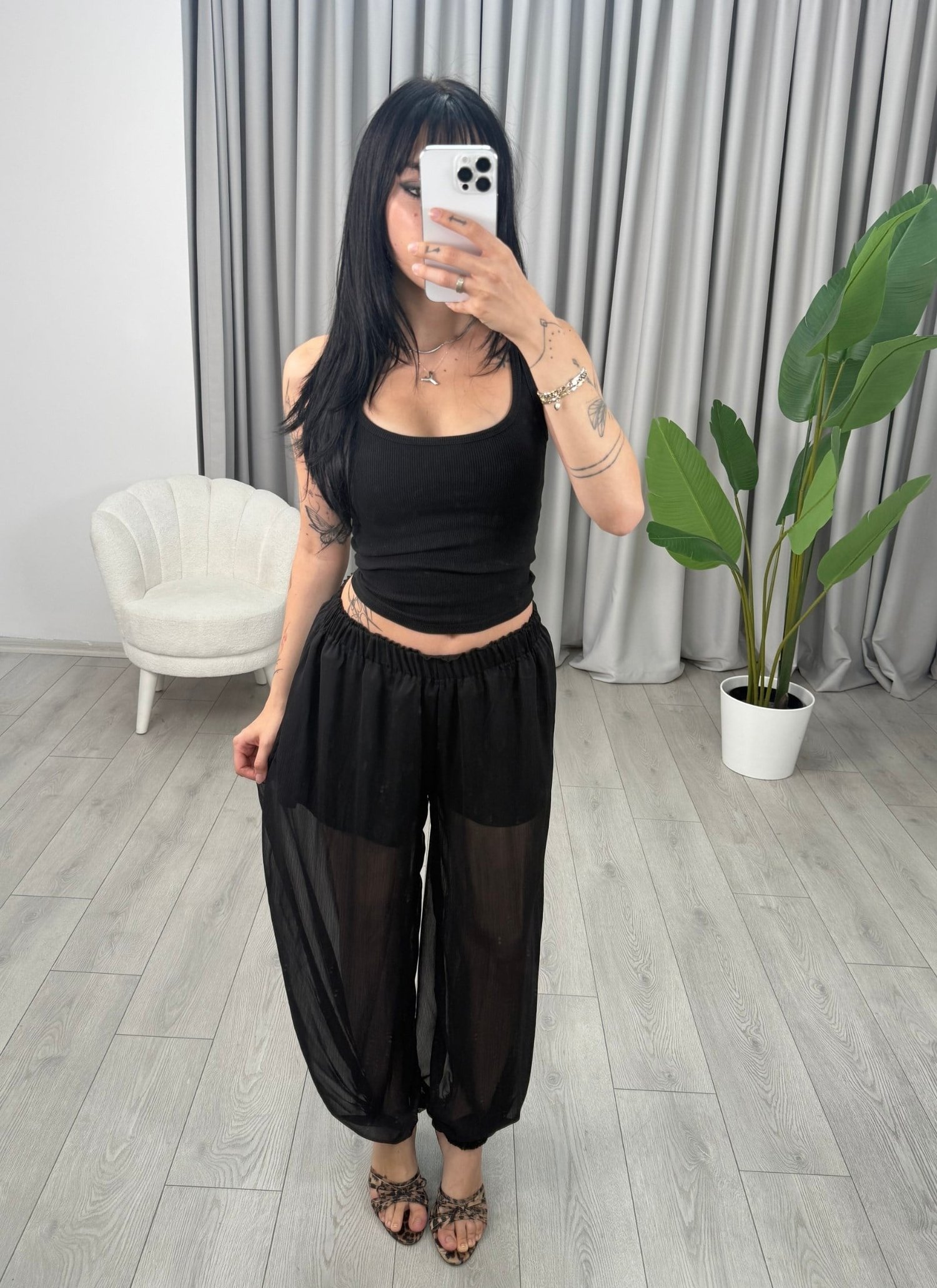 Marielle Şalvar Siyah