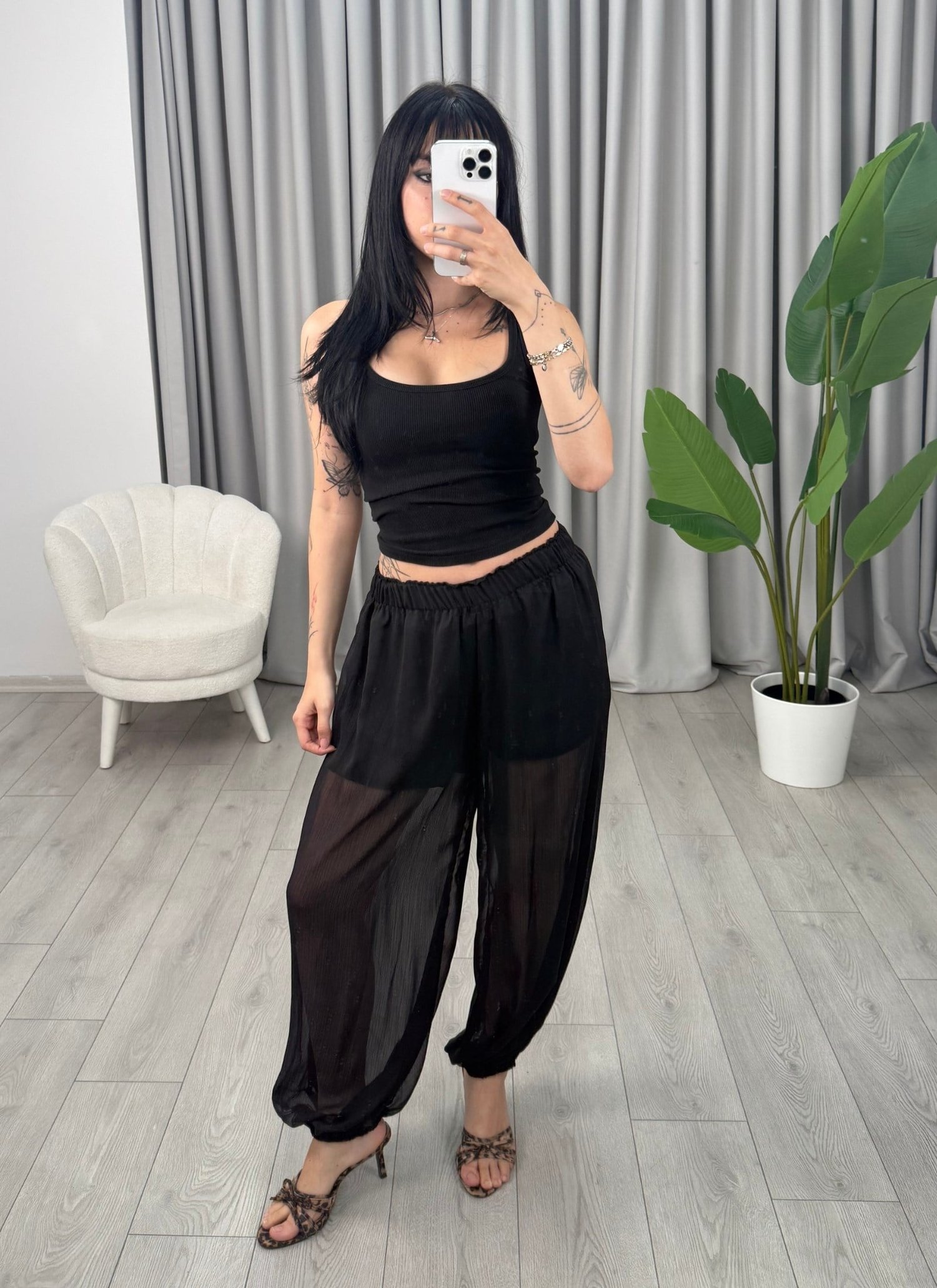 Marielle Şalvar Siyah