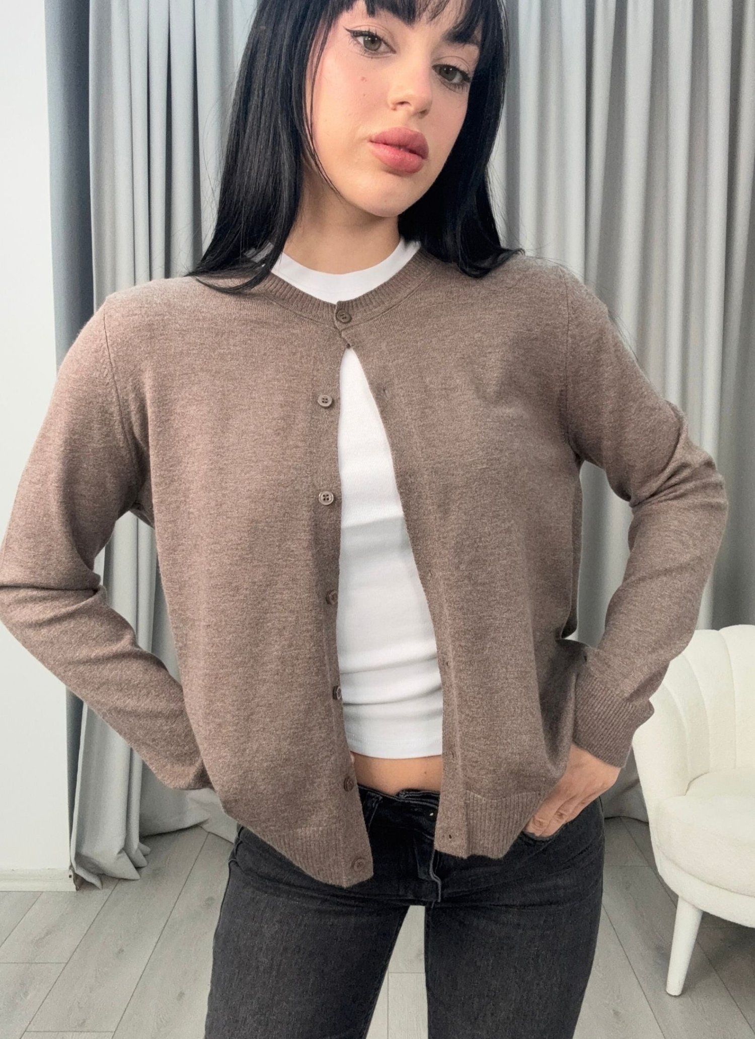 Marlow Hırka Vizon