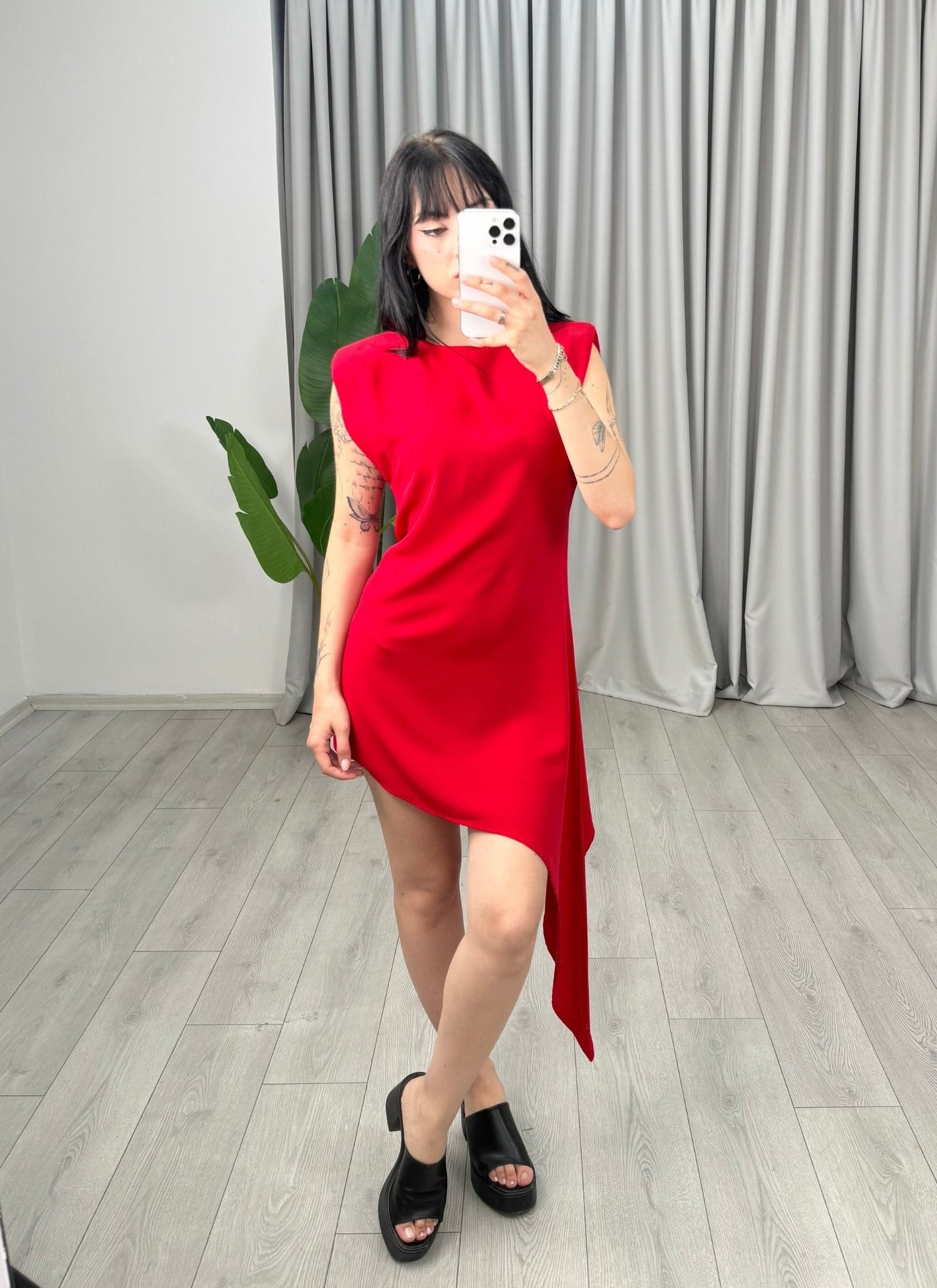 Melani Elbise Kırmızı