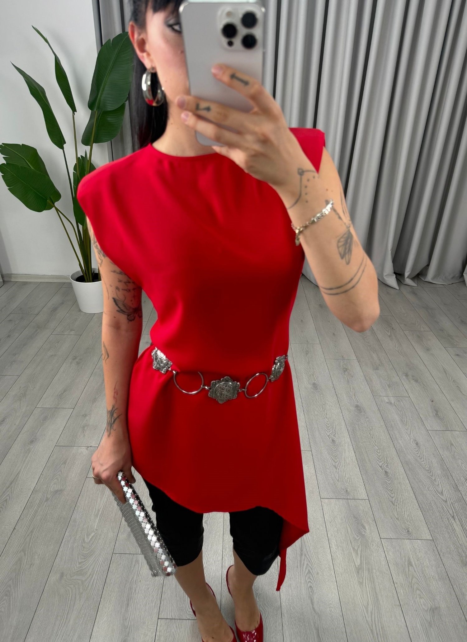 Melani Elbise Kırmızı