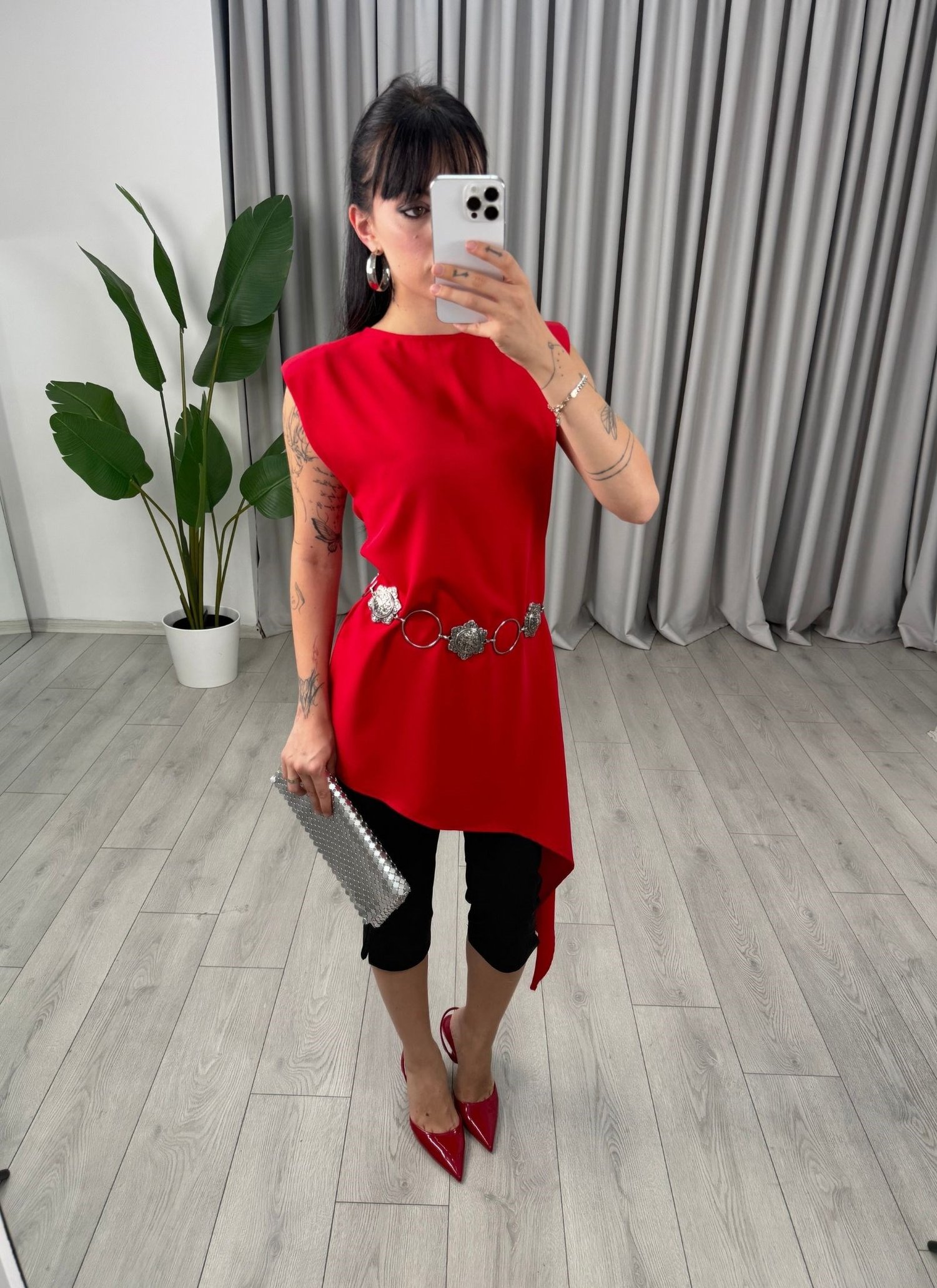 Melani Elbise Kırmızı