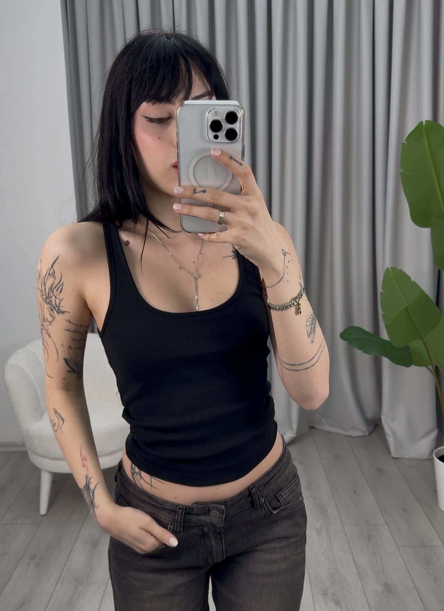 Nila Bluz Siyah