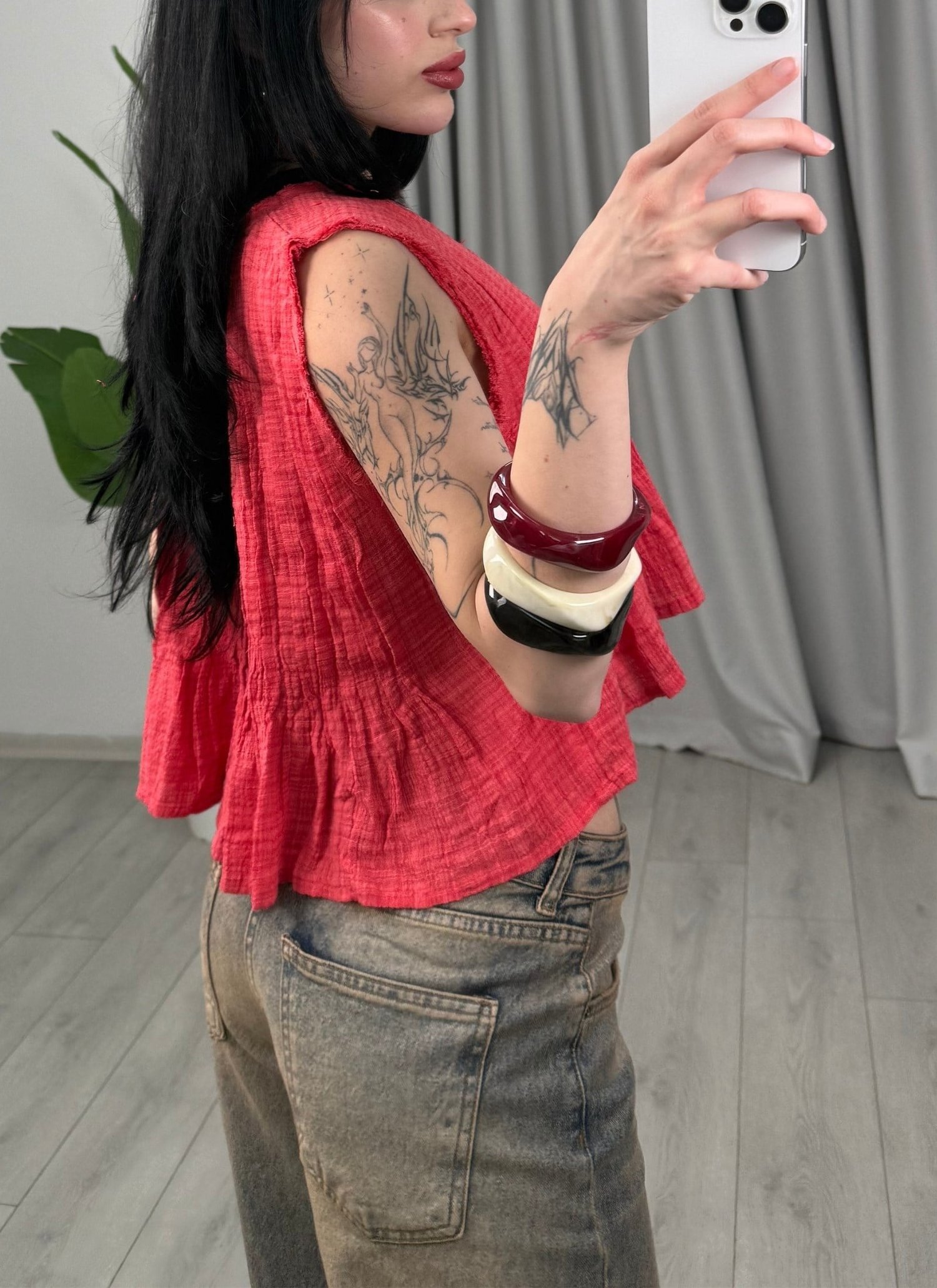 Noemi Bluz Kırmızı