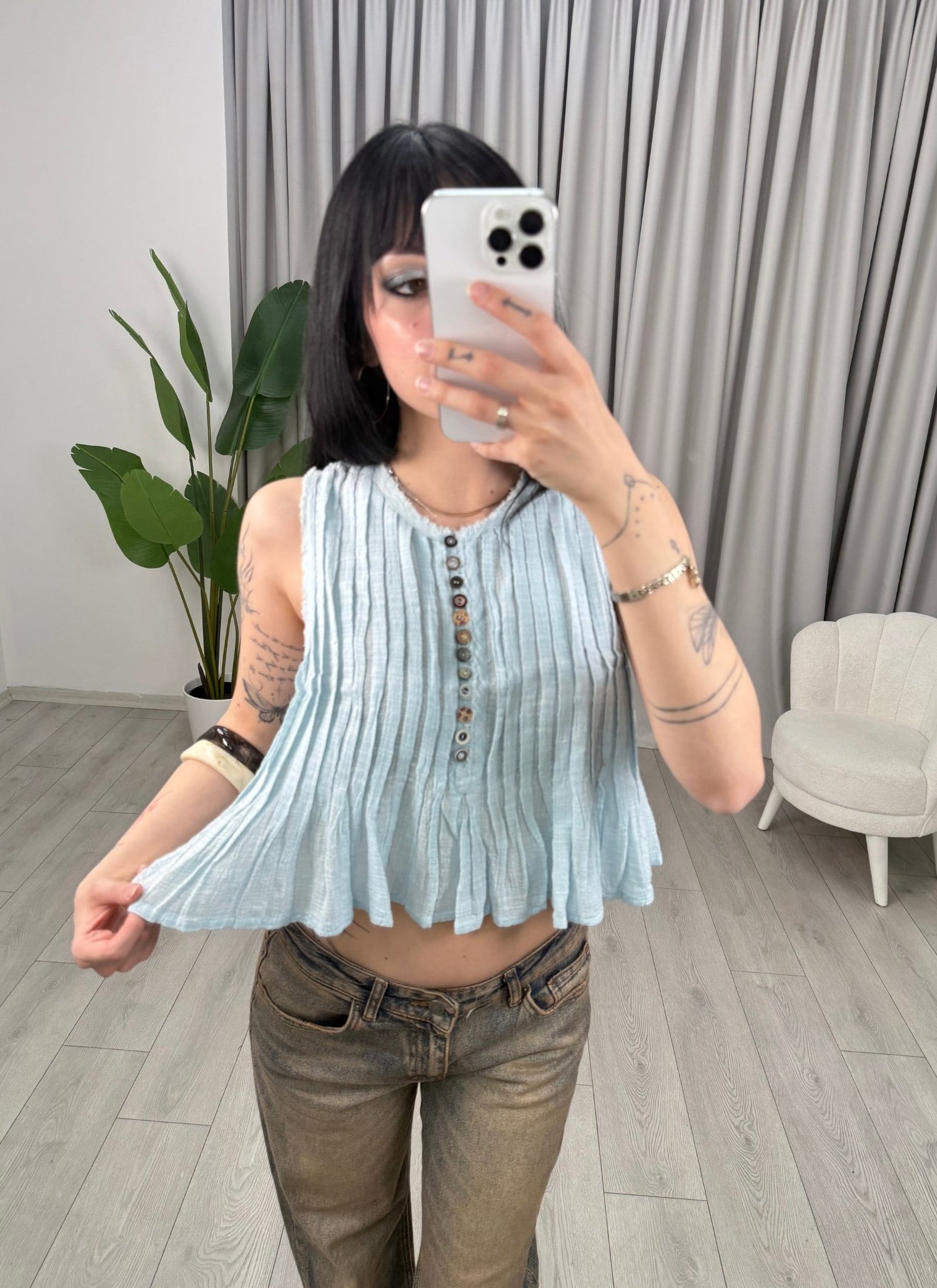 Noemi Bluz Mavi