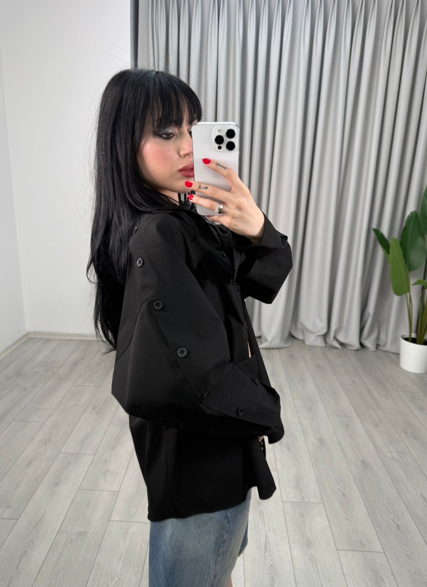 Nora Gömlek Siyah
