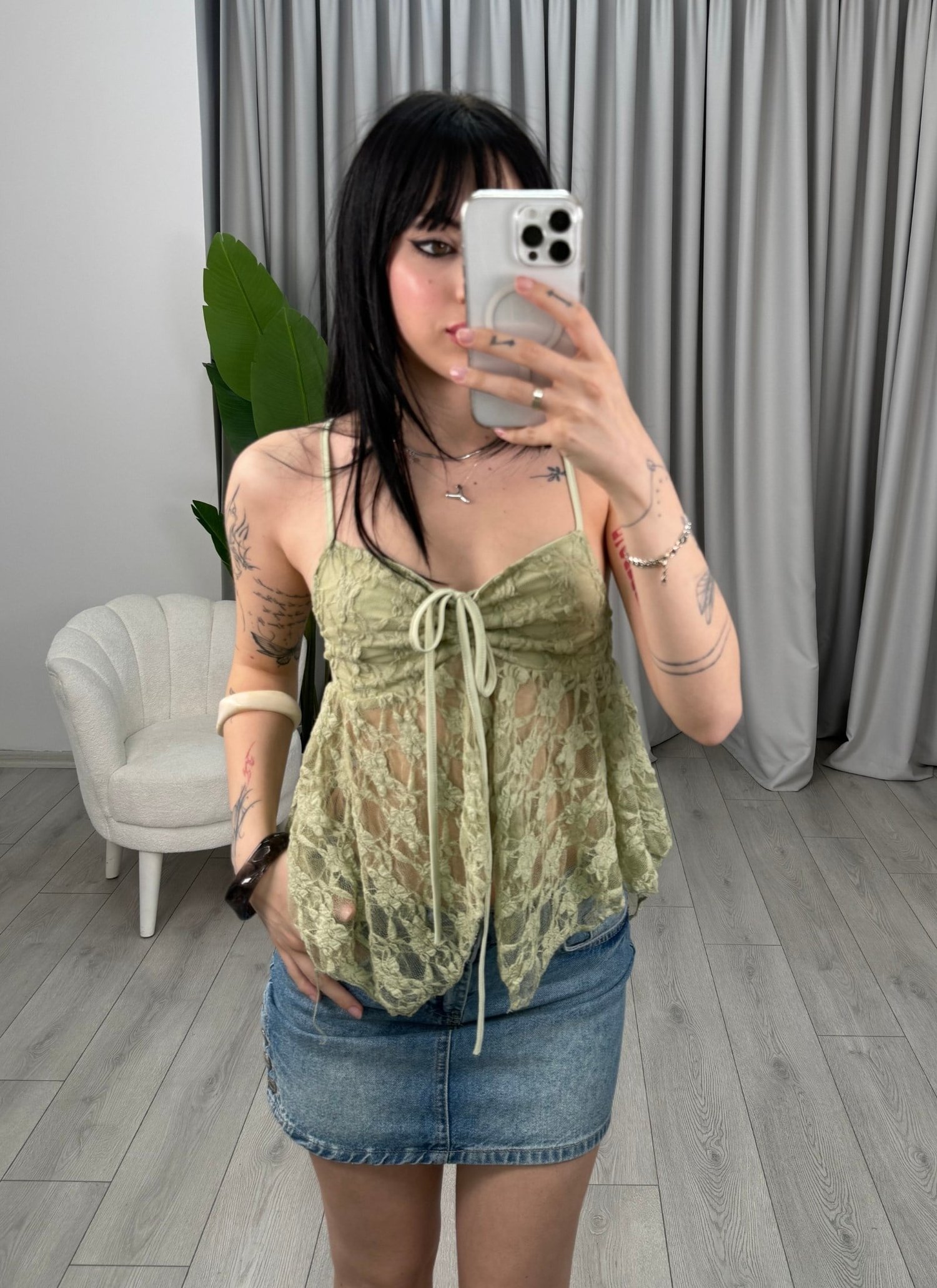 Polina Bluz Yeşil